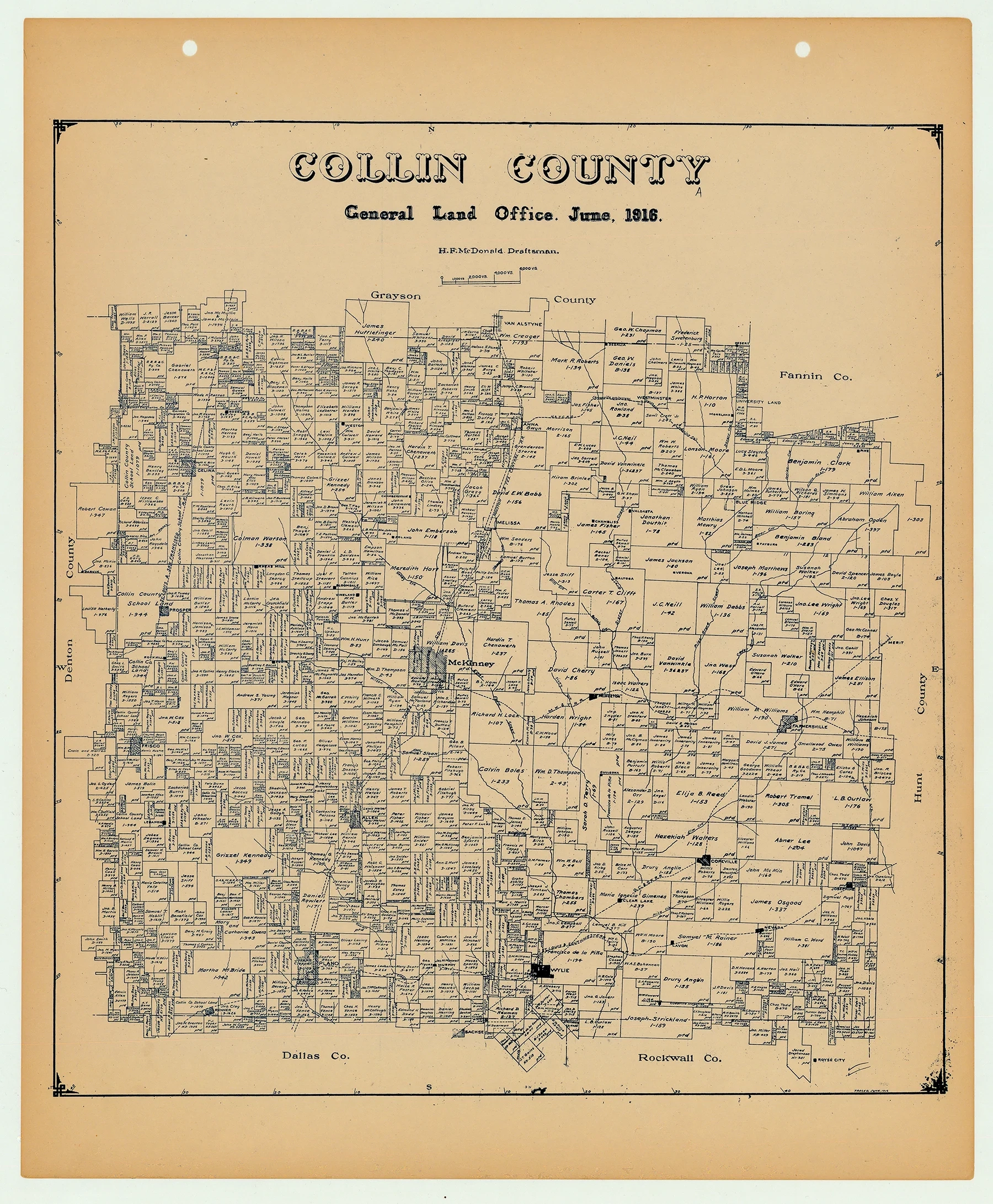 map of collin county