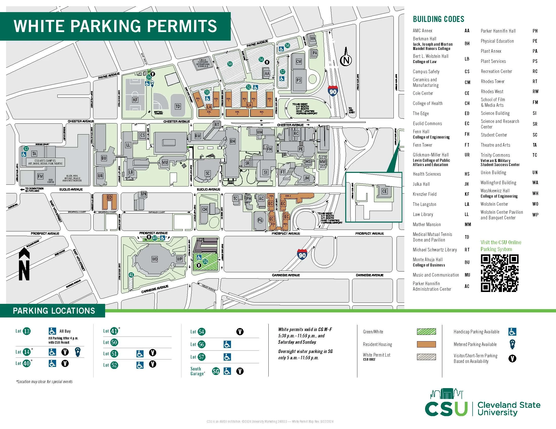 Commuter Student Parking Information Cleveland State University Commuter Student Parking Information Cleveland State University