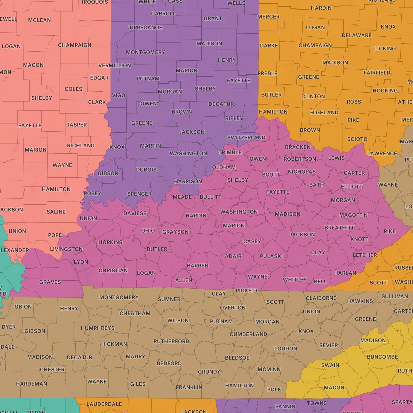 Counties In Kentucky