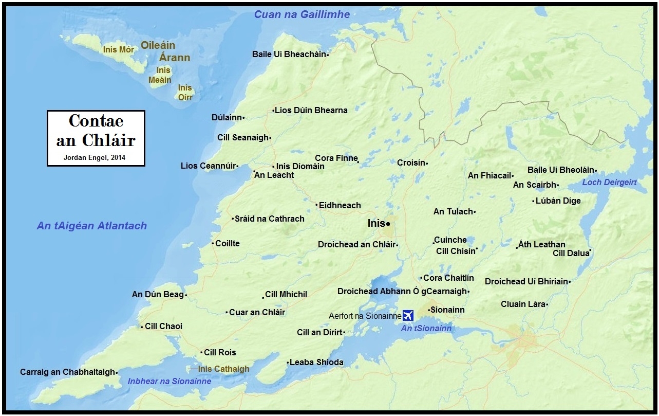 County Clare In Irish The Decolonial Atlas