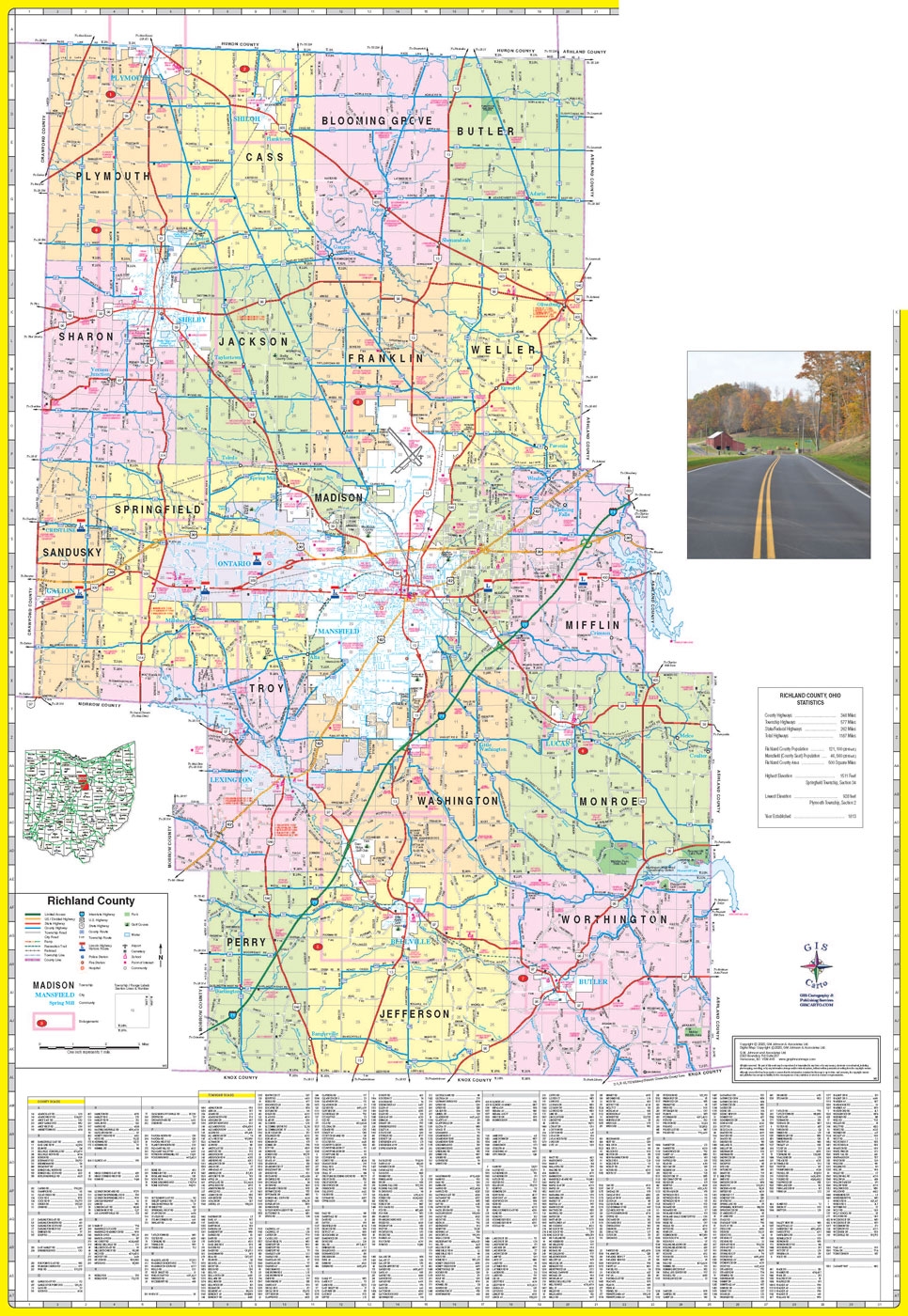 County Map Richland County Engineer