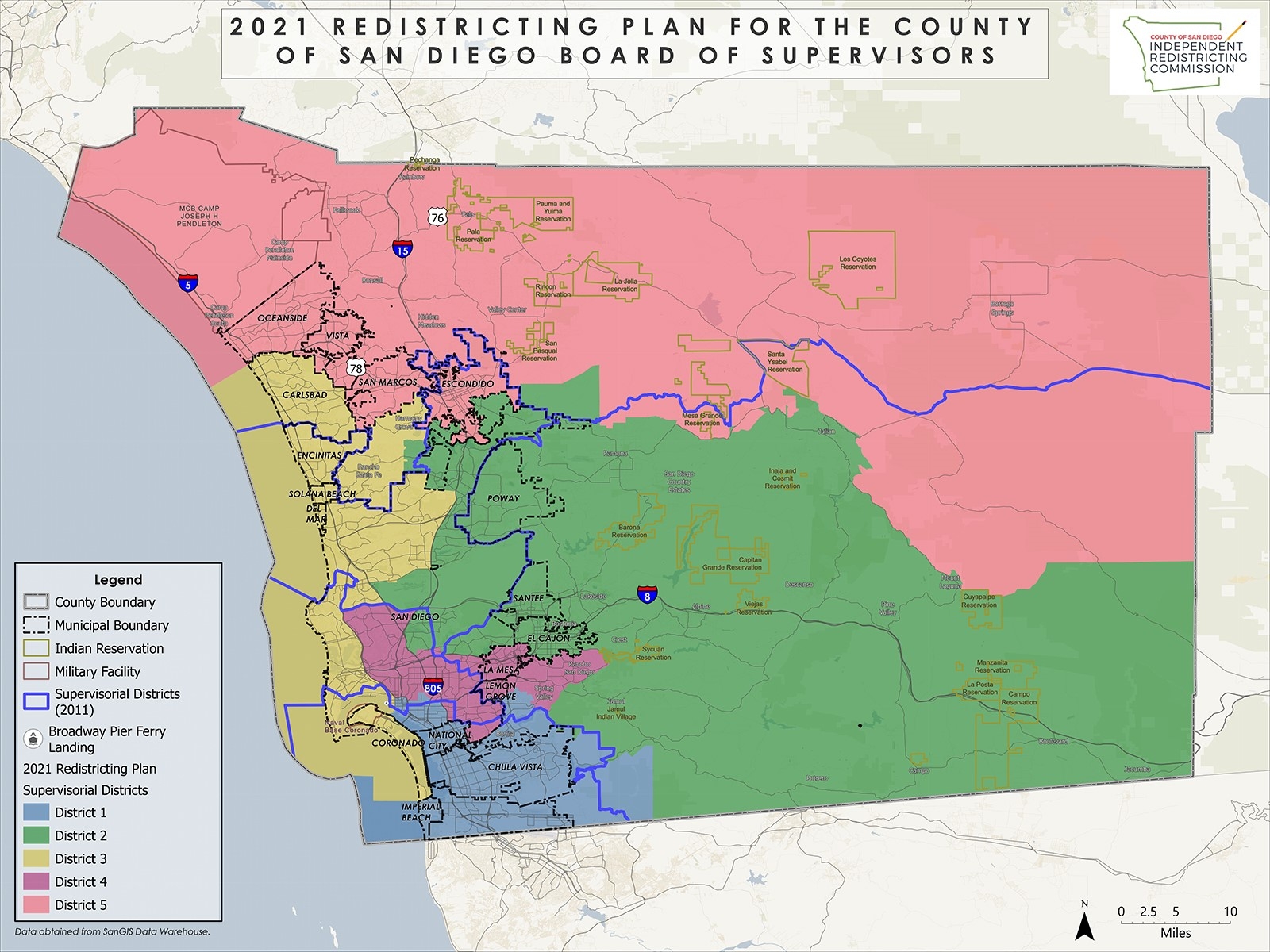 County s New District Boundaries Take Effect News San Diego County News Center