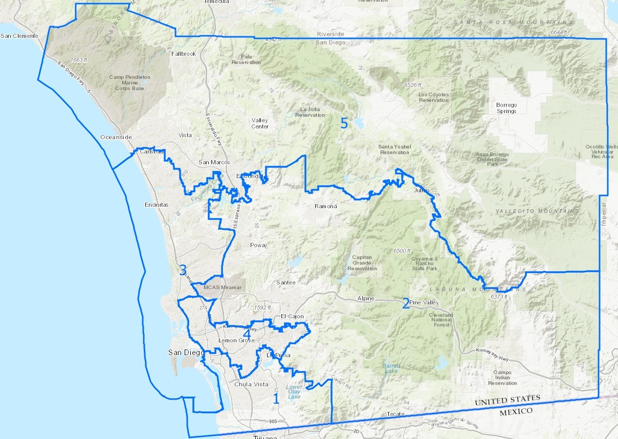 county map san diego