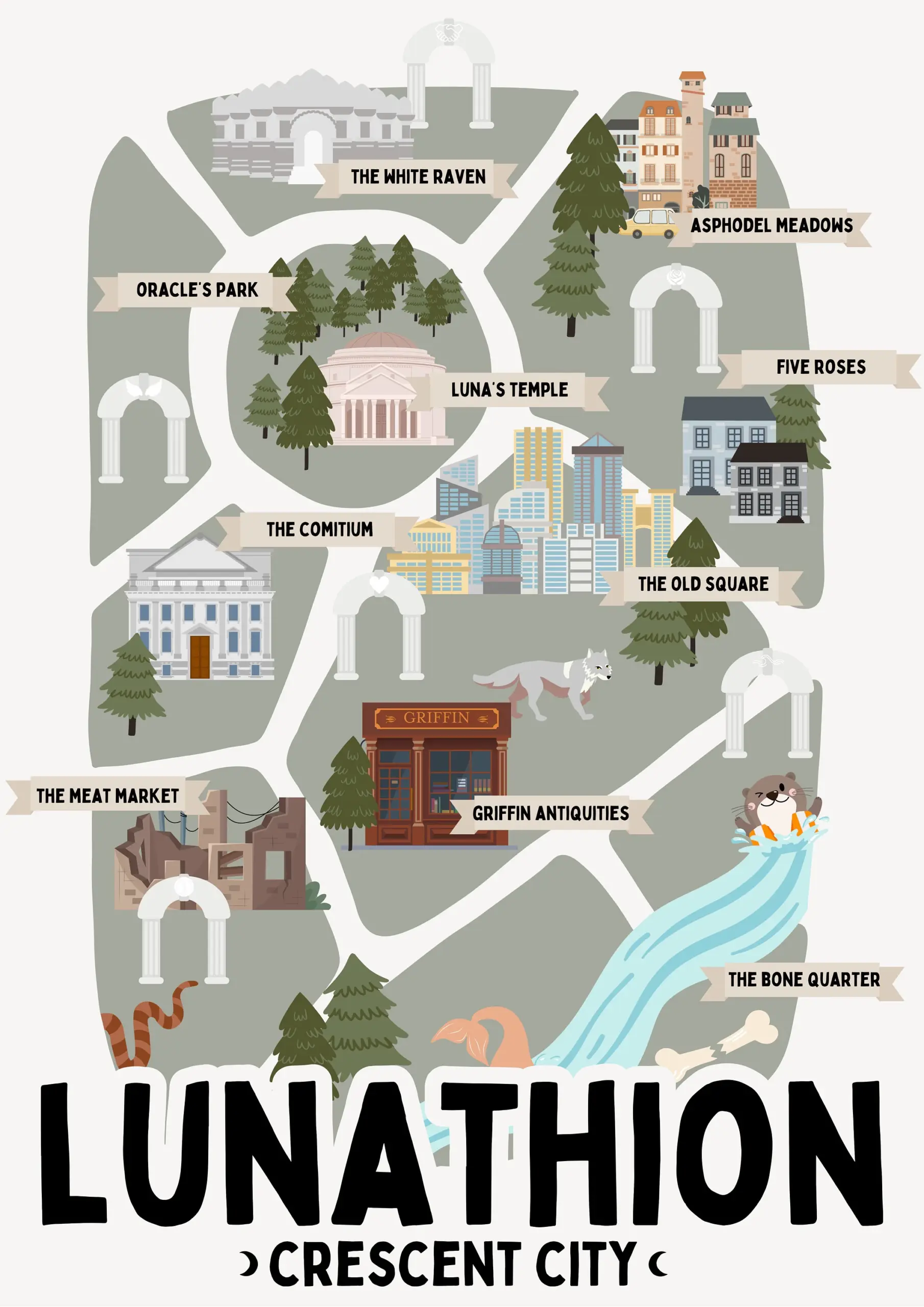 crescent city map crescent city map