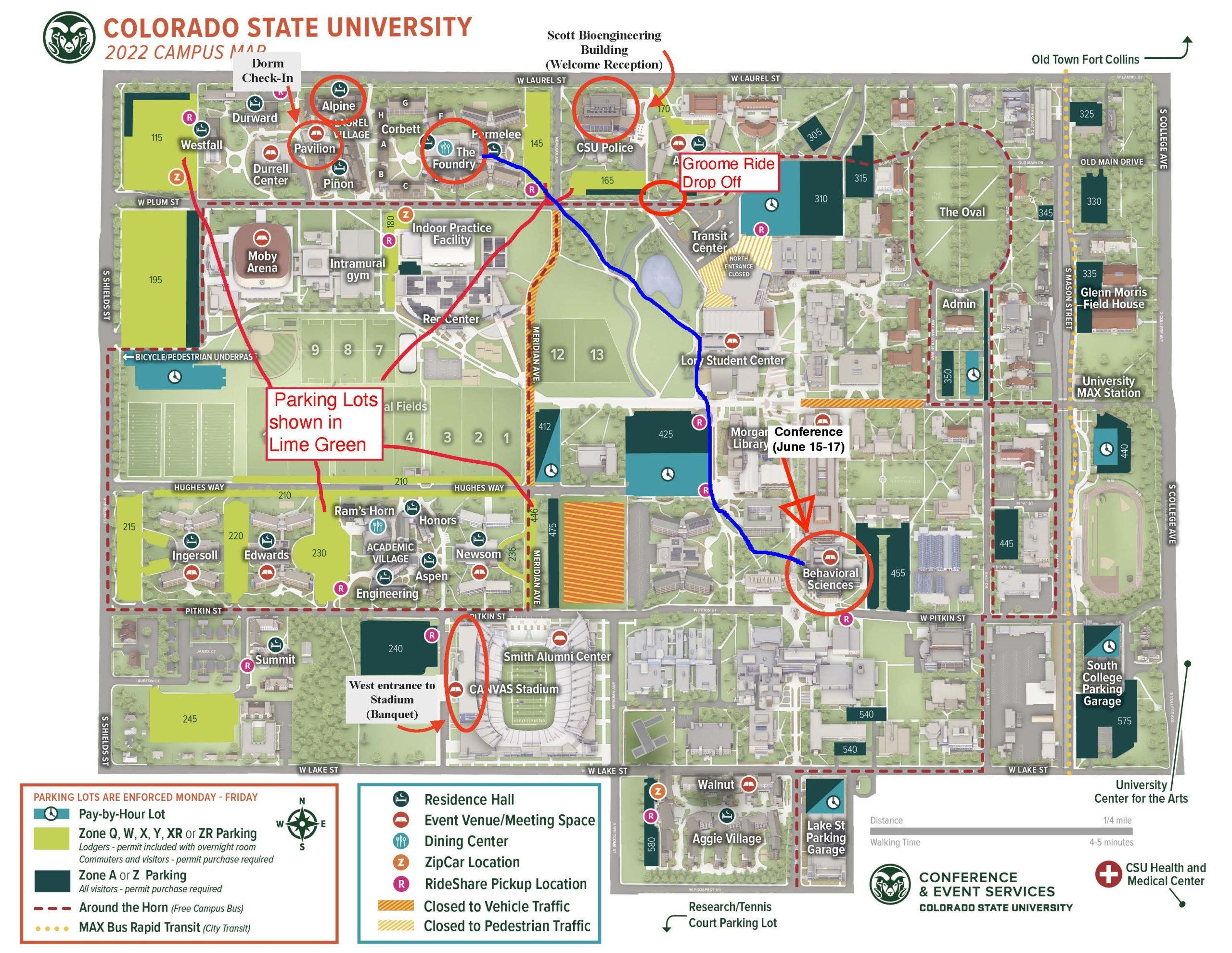 CSU Campus Map Q bio