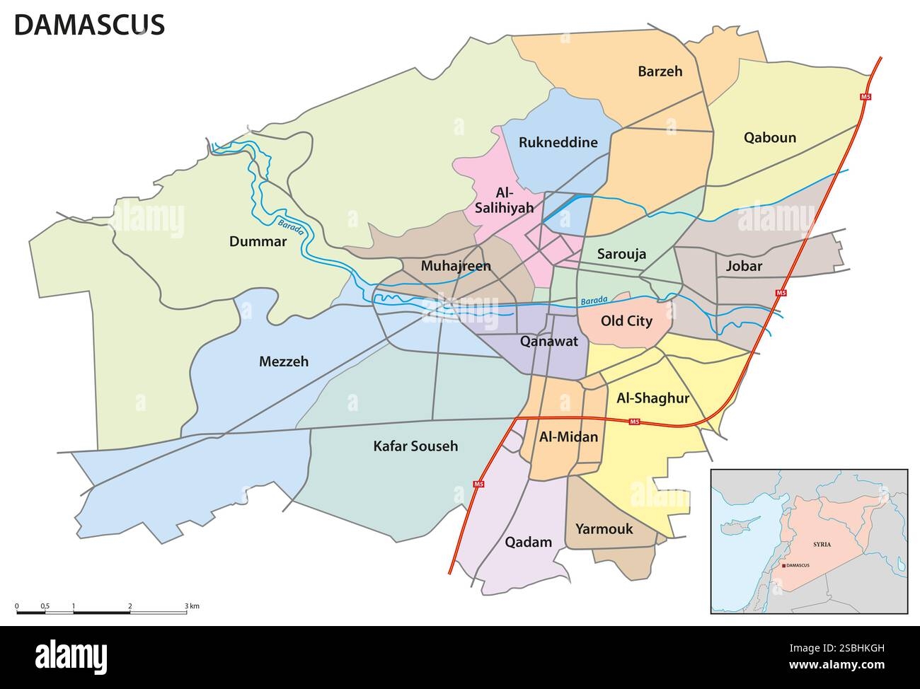 Damascus City Map Hi res Stock Photography And Images Alamy Damascus City Map Hi res Stock Photography And Images Alamy
