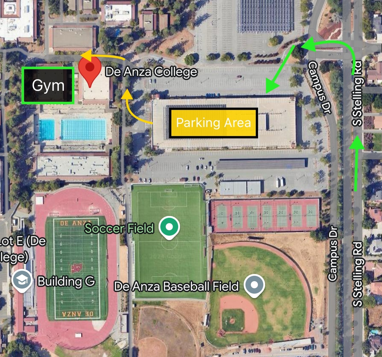 De Anza College Main Gymnasium De Anza College Main Gymnasium