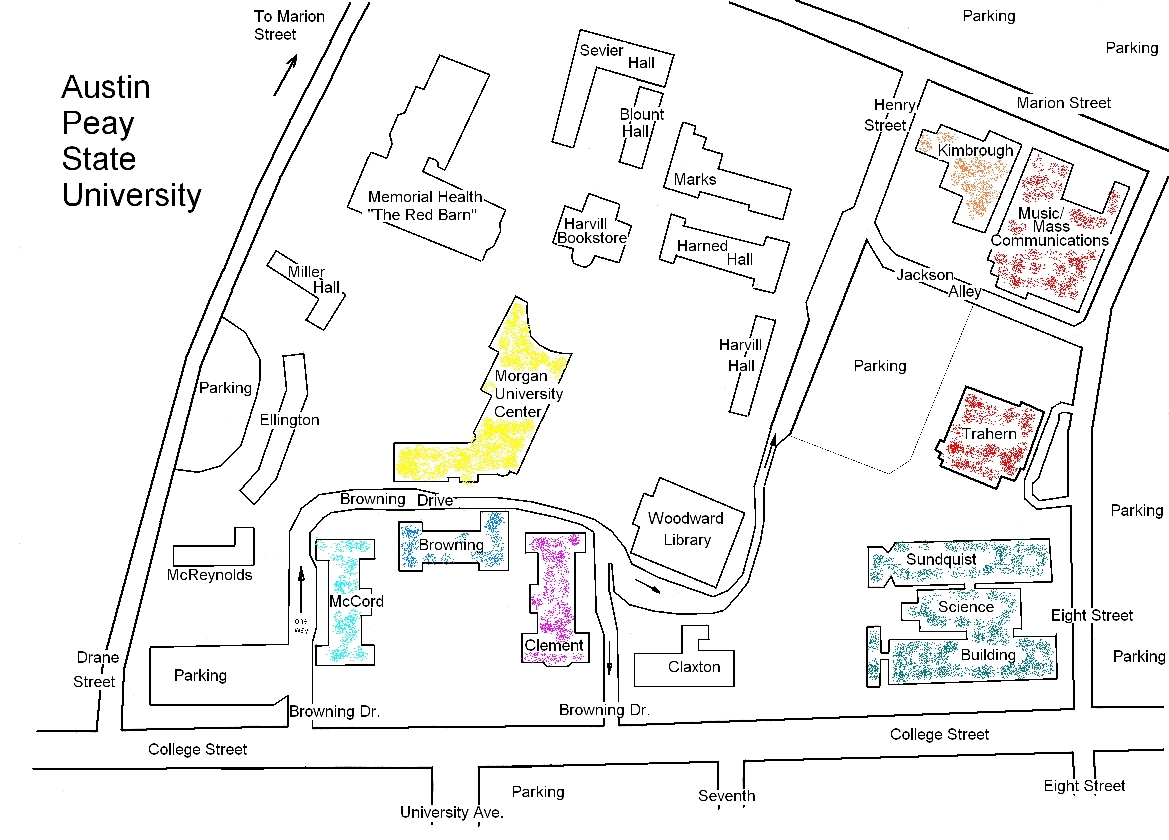 Debbie Boen s APSU Map Clarksville Online Clarksville News Sports Events And Information