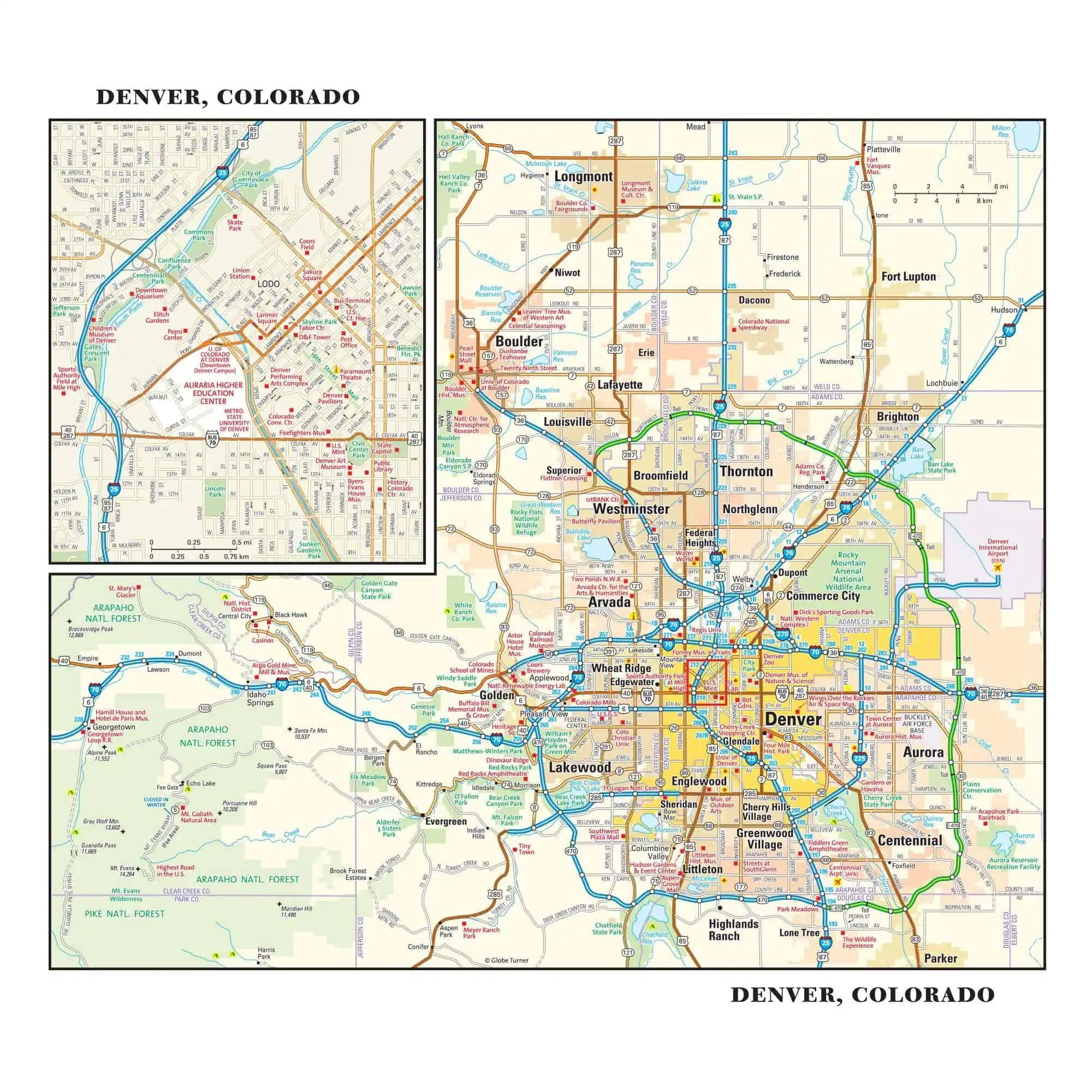 denver city map