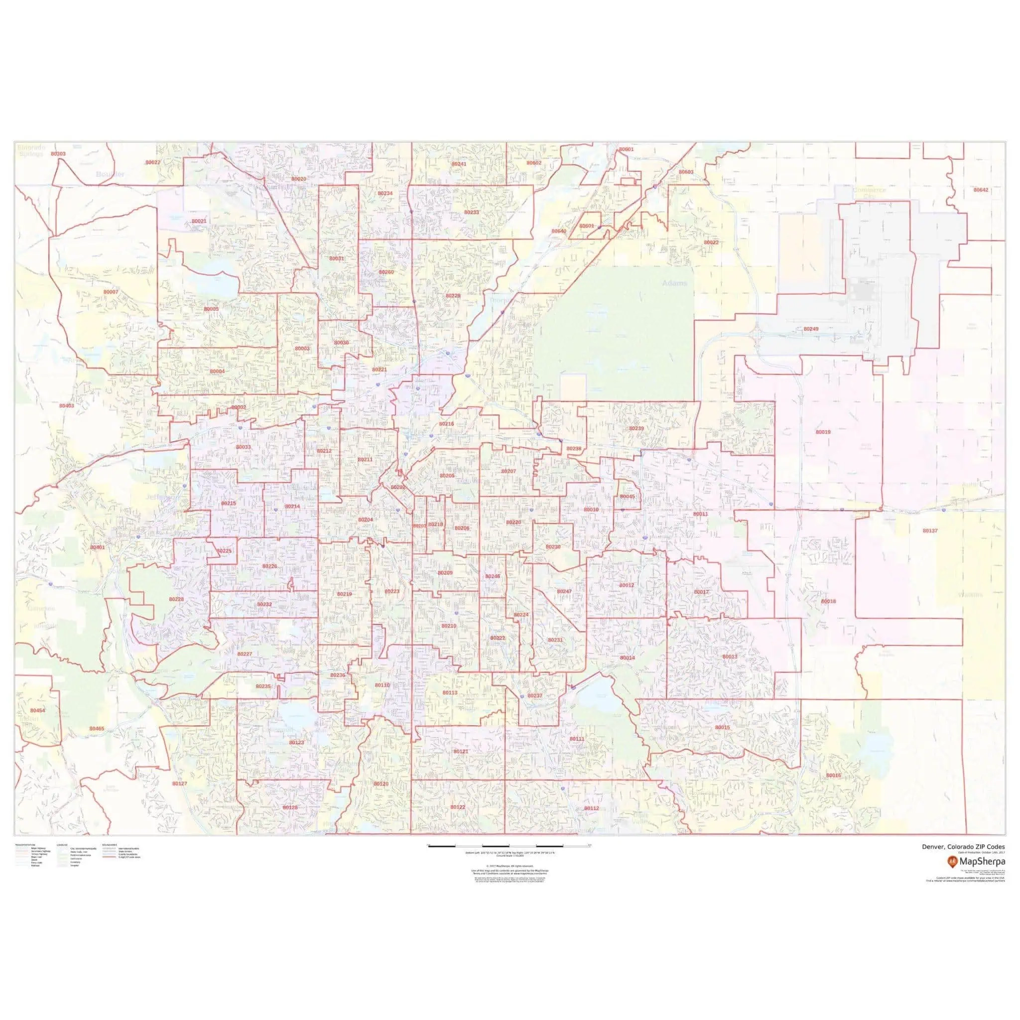 denver county zip code map denver county zip code map