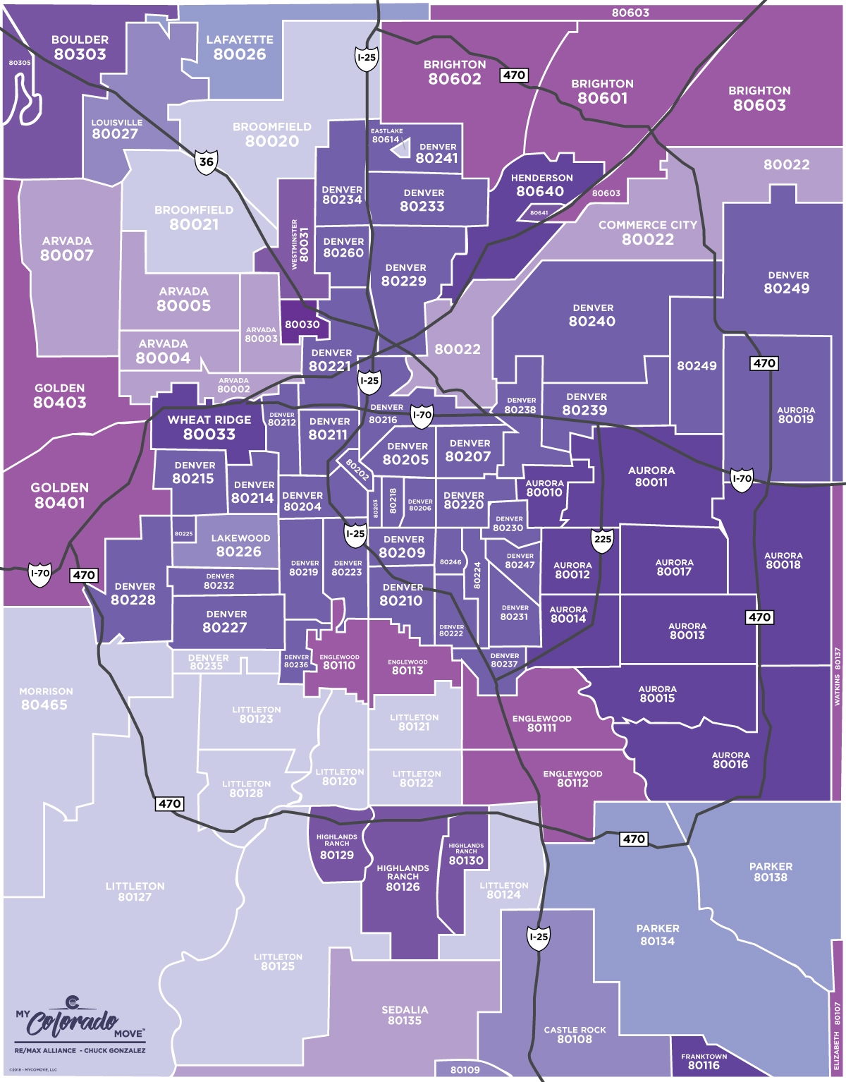 Denver ZIP Code Map Neighborhood Guide 2026 Update Denver ZIP Code Map Neighborhood Guide 2026 Update