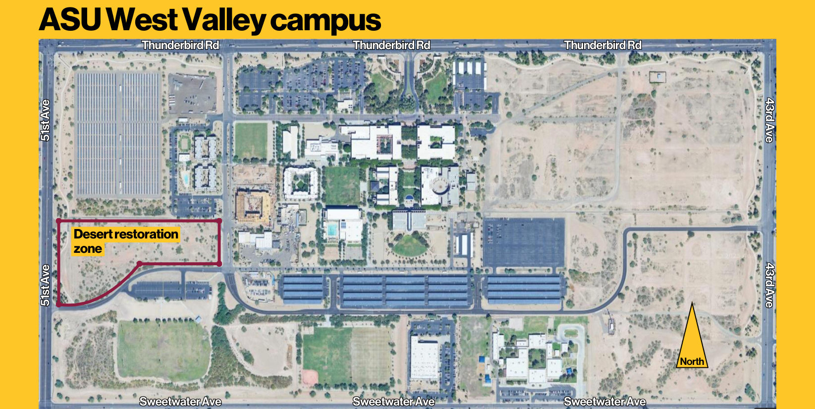 asu west campus map