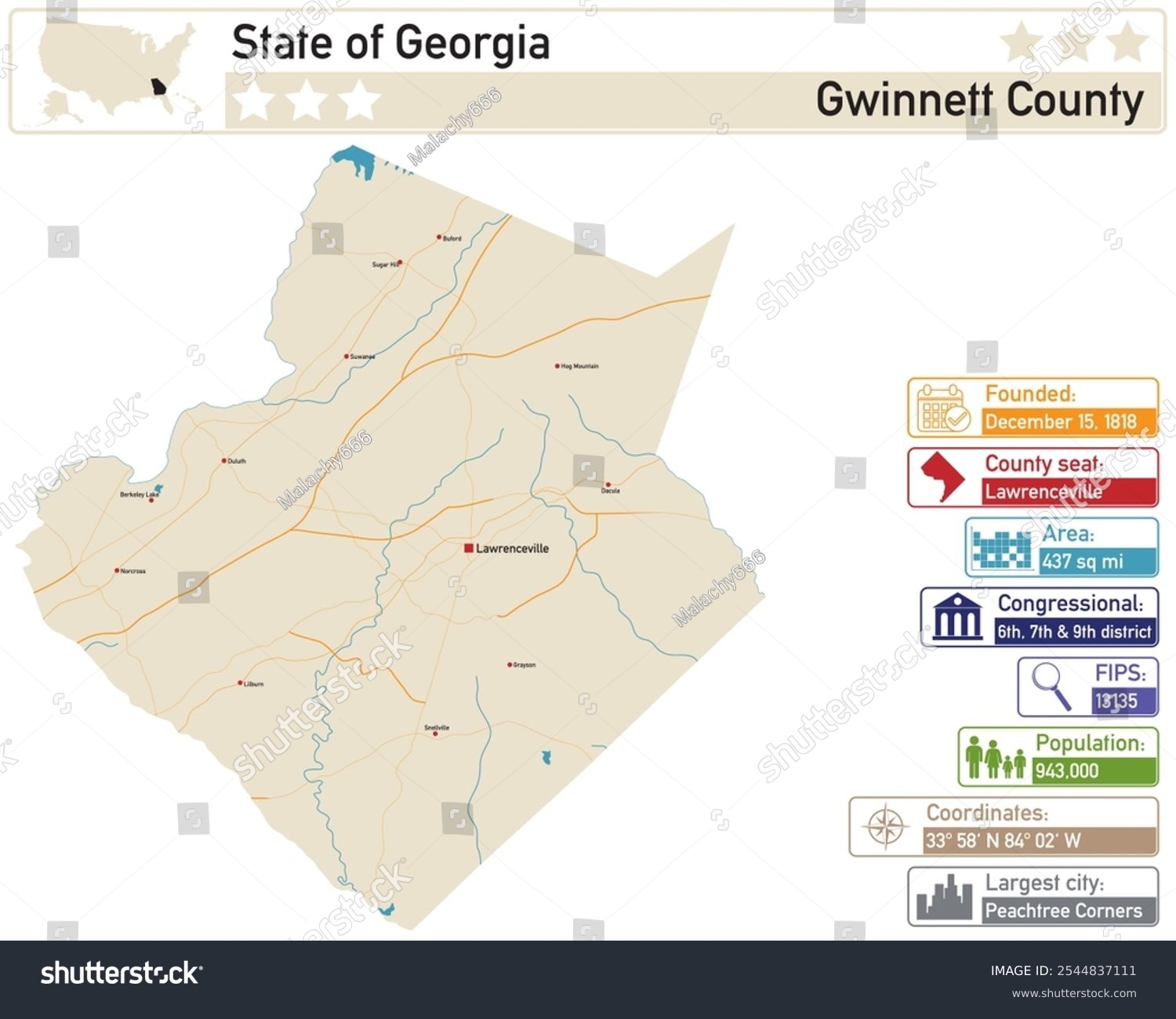 map of gwinnett county ga map of gwinnett county ga