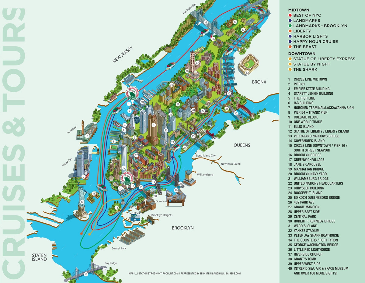 visitors map of new york city