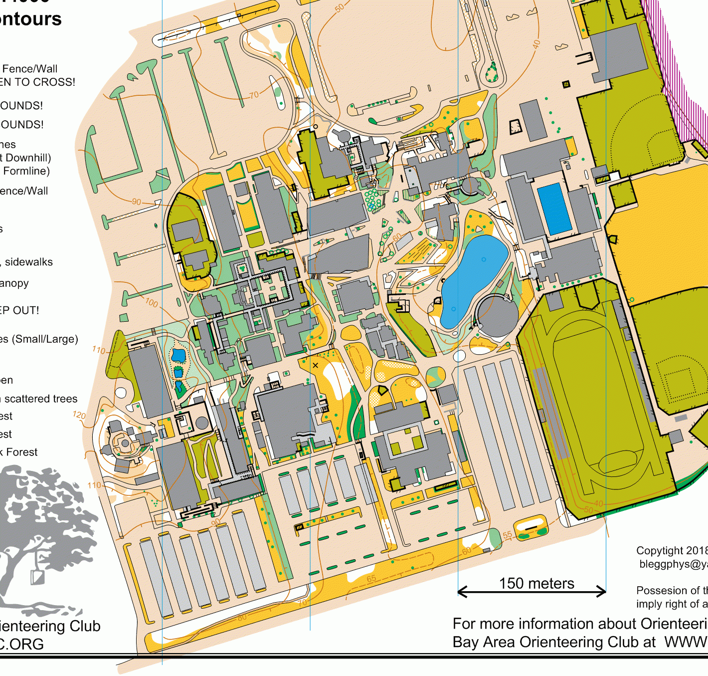 Diablo Valley College May 12th 2018 Orienteering Map From Bay Area Orienteering Club BAOC Diablo Valley College May 12th 2018 Orienteering Map From Bay Area Orienteering Club BAOC