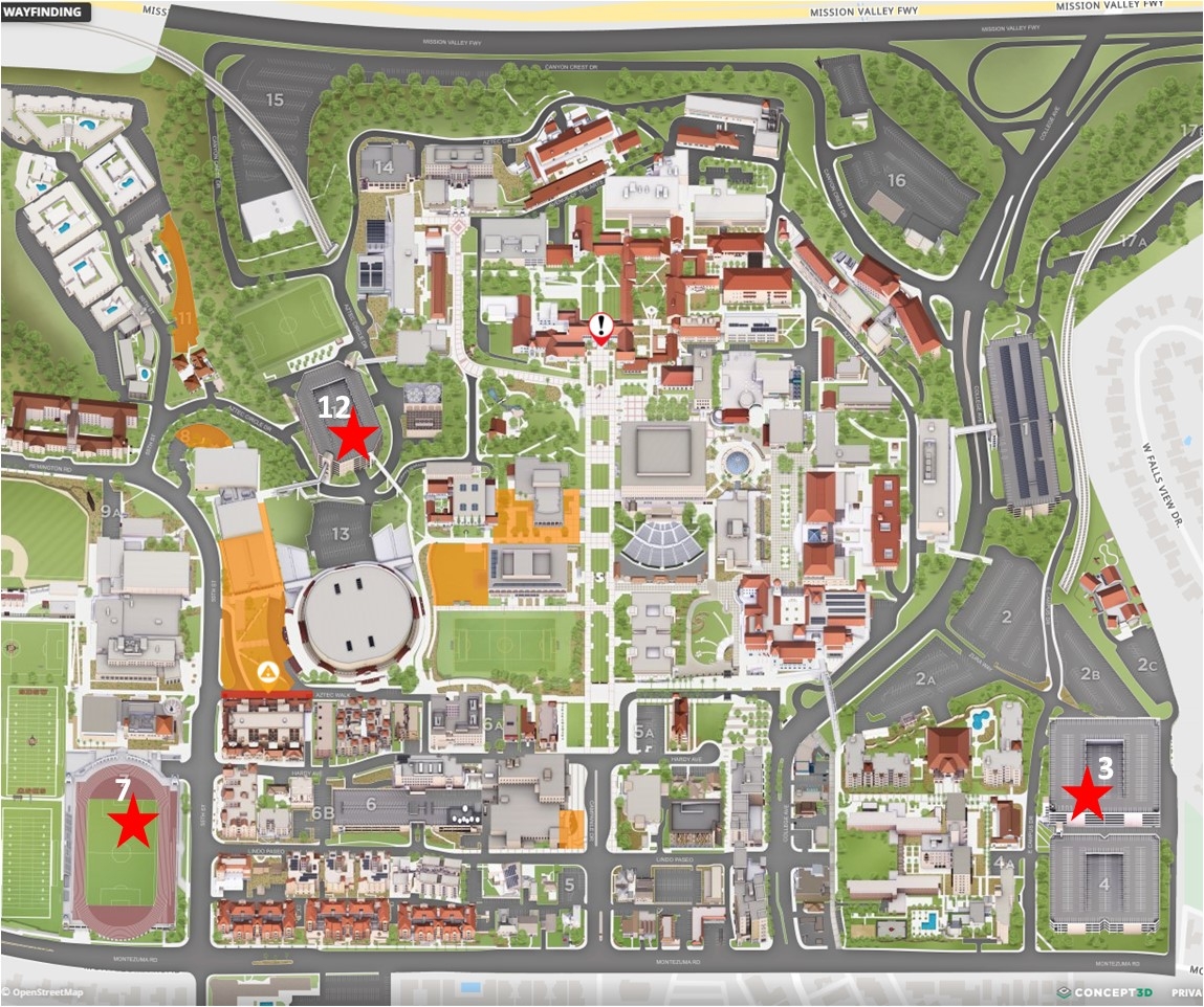 Directions And Map New Student And Parent Programs SDSU