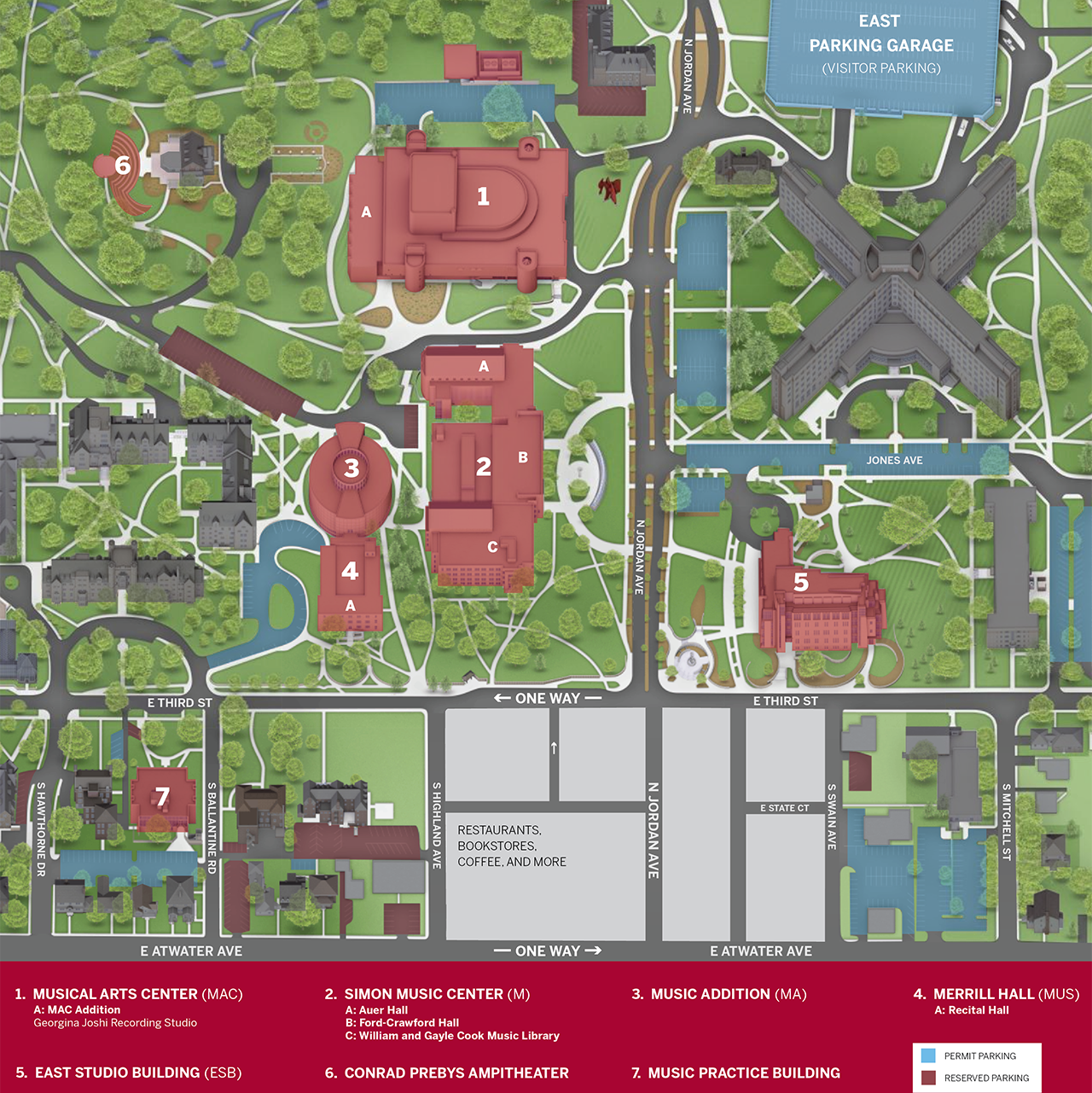 Directions And Parking News Events Jacobs School Of Music Indiana University Bloomington