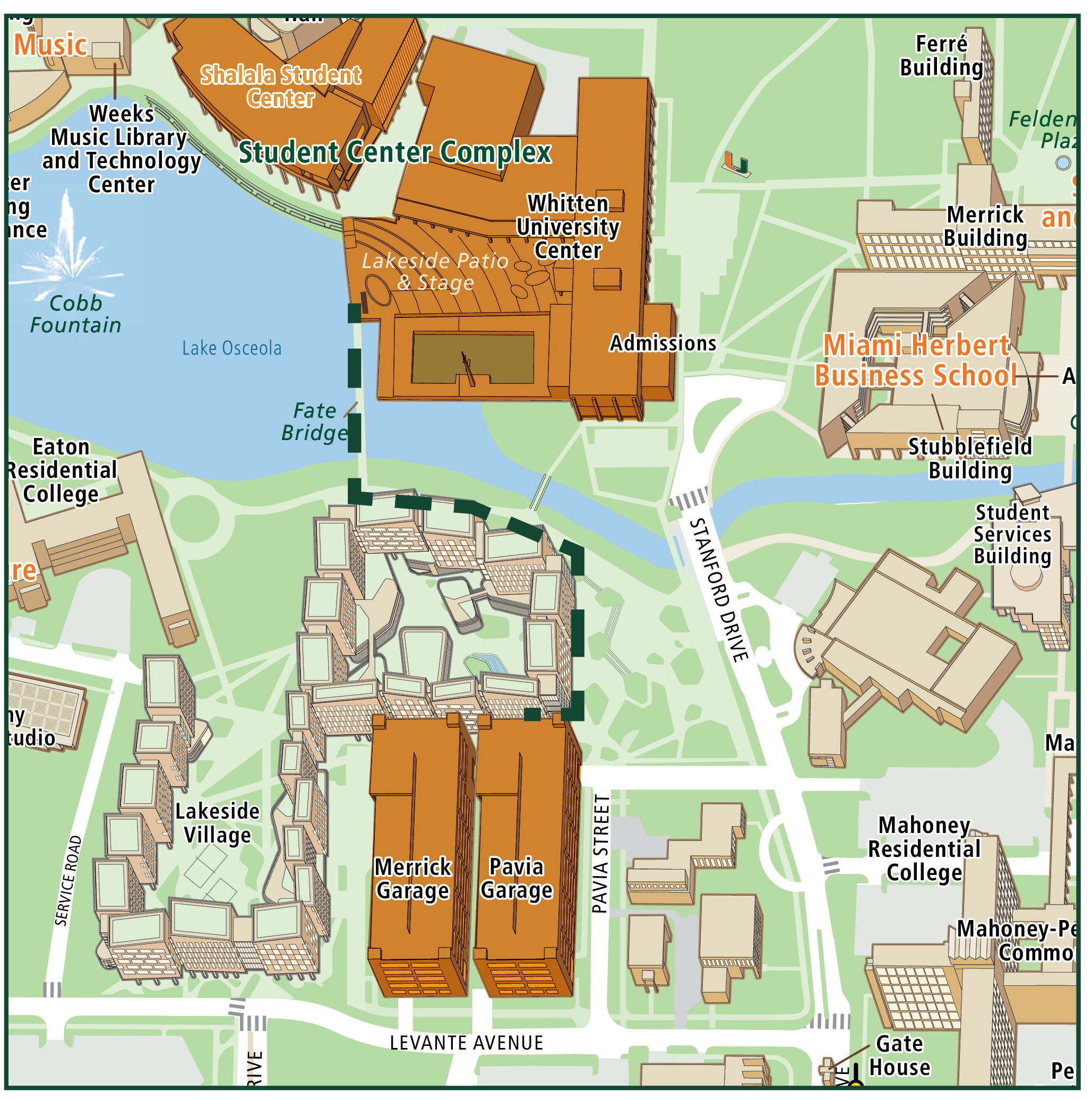 Directions And Parking Student Center Complex Directions And Parking Student Center Complex