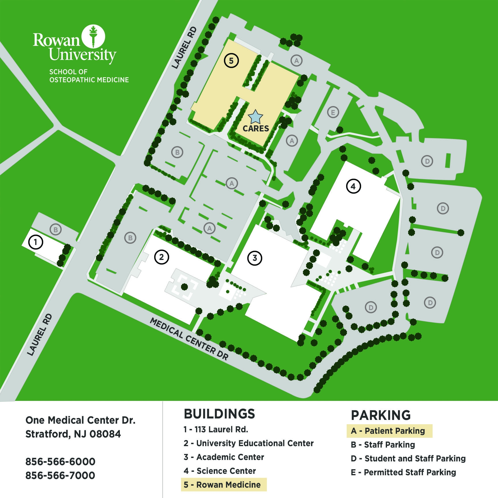 rowan university glassboro campus map