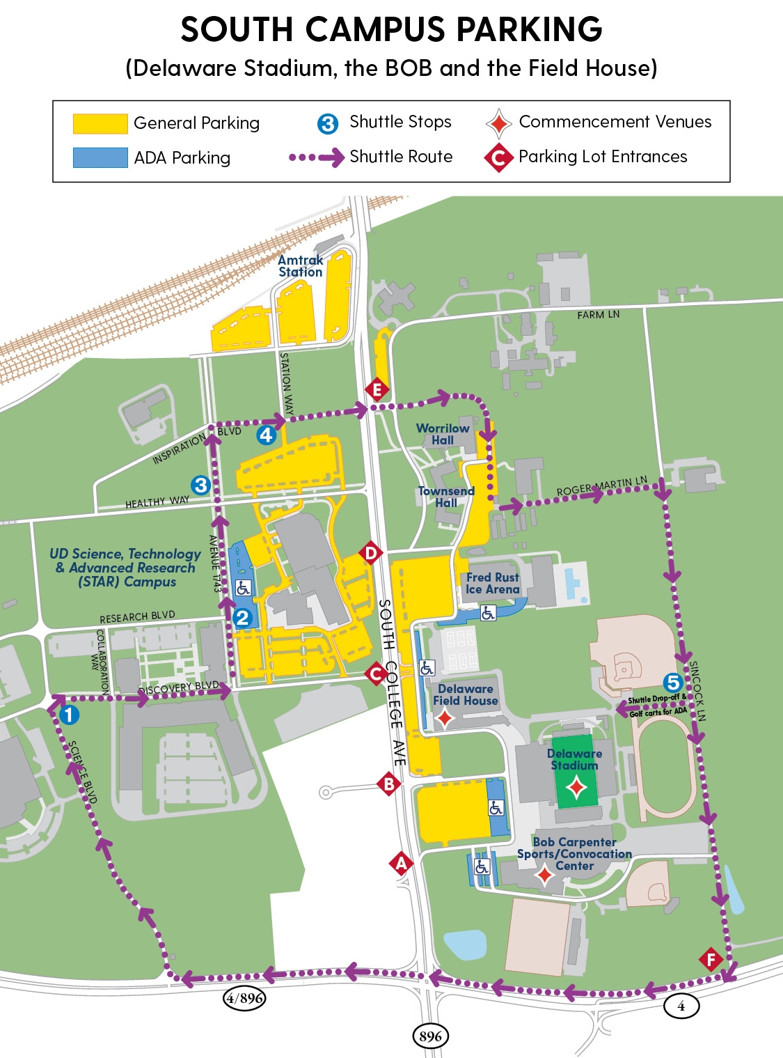Directions Parking Commencement University Of Delaware Directions Parking Commencement University Of Delaware