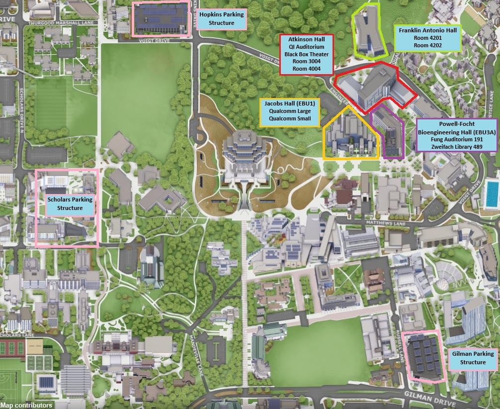 ucsd campus map