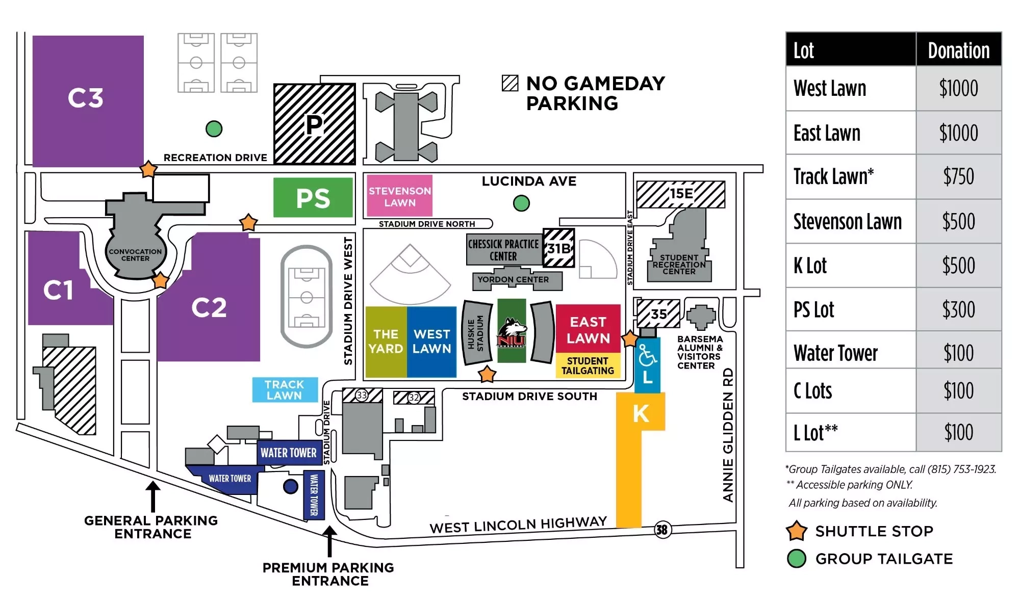 Directions To NIU NIU Athletics