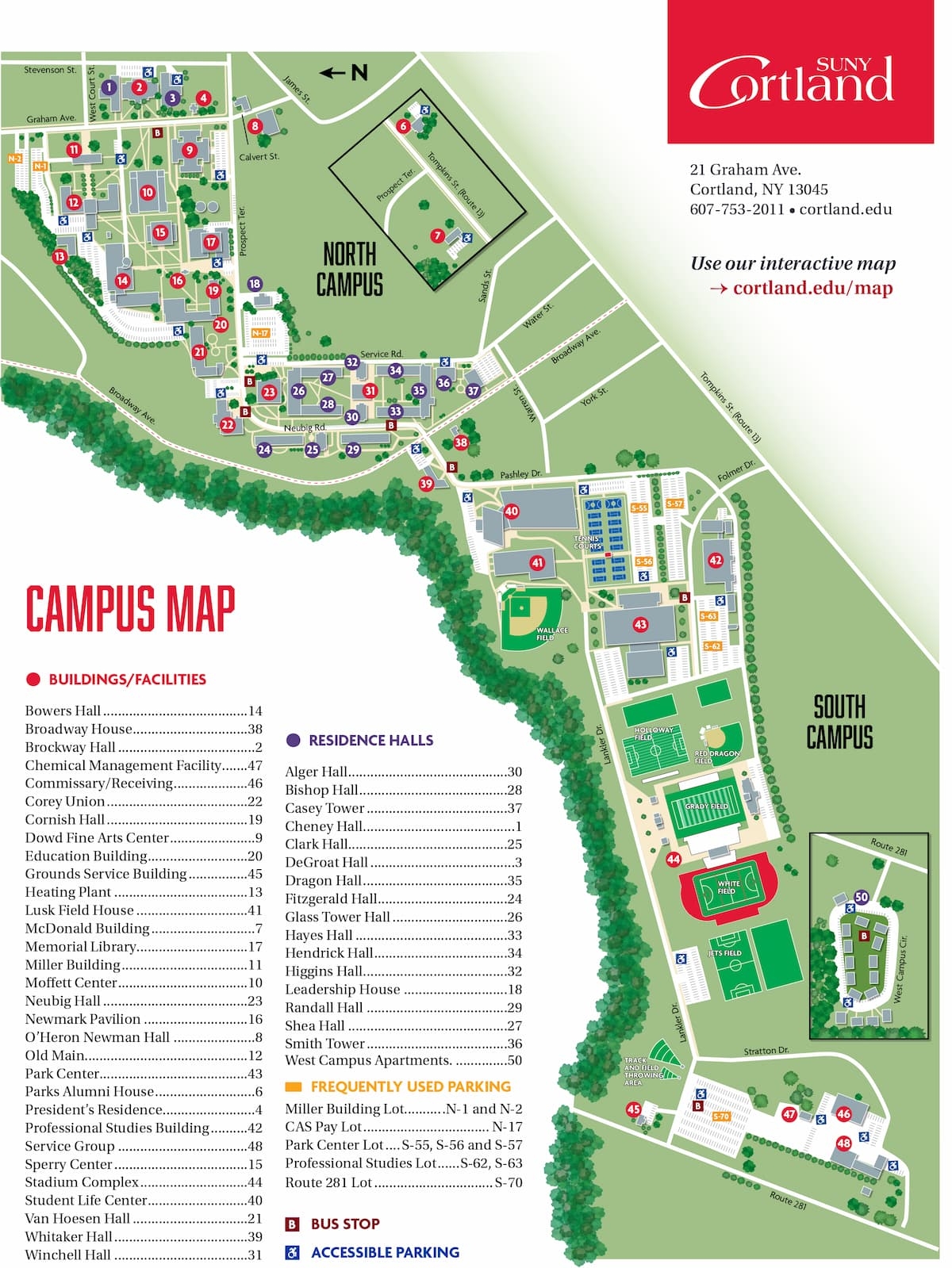 Directions To SUNY Cortland SUNY Cortland