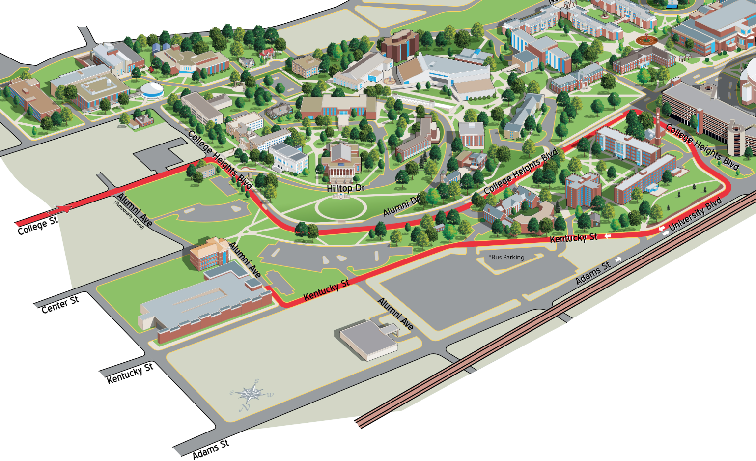 Directions To WKU Western Kentucky University