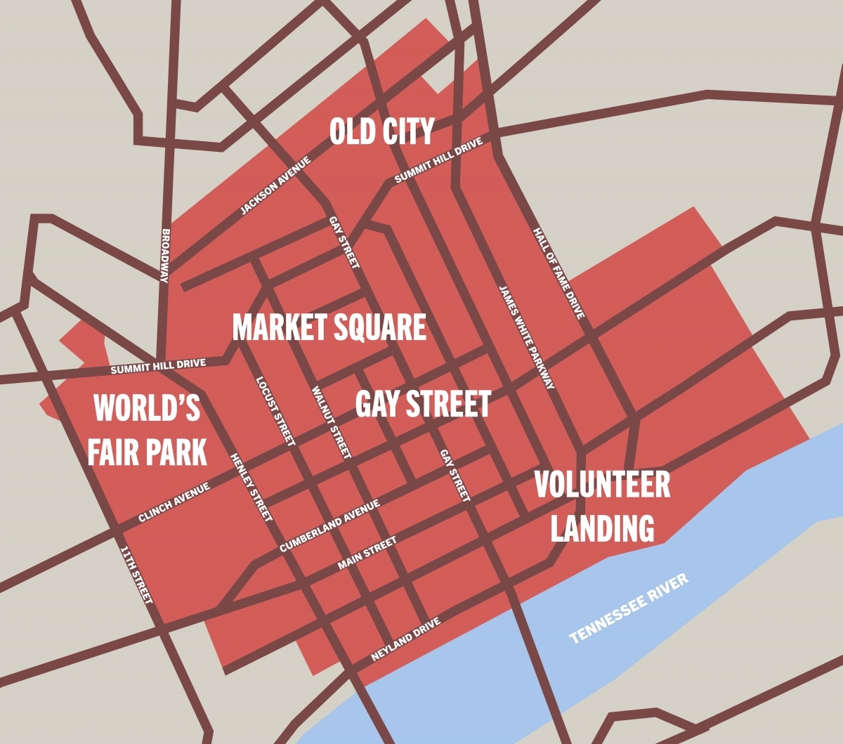 Districts Downtown Knoxville