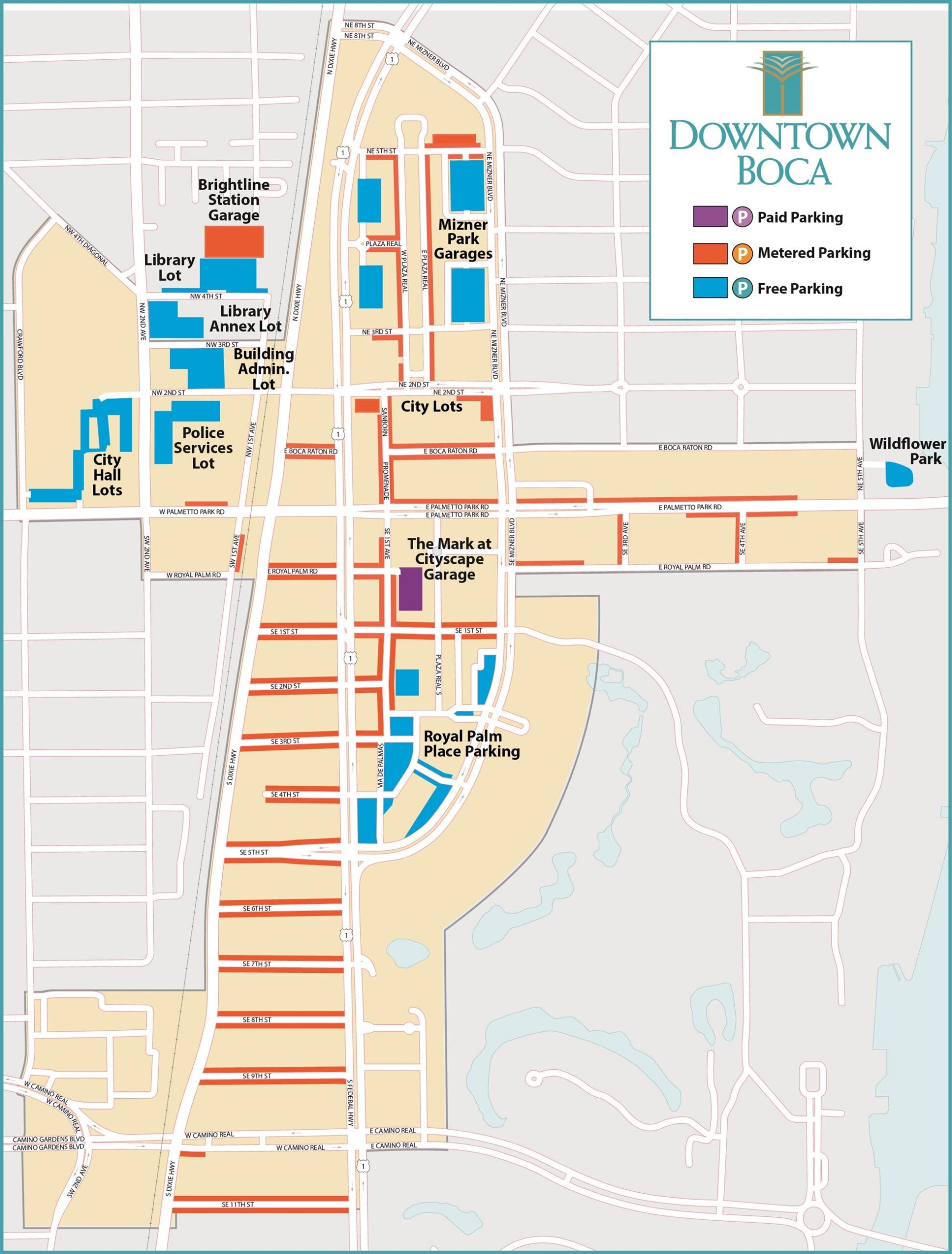 Downtown Boca Map Boca Raton Downtown FL Downtown Boca Map Boca Raton Downtown FL