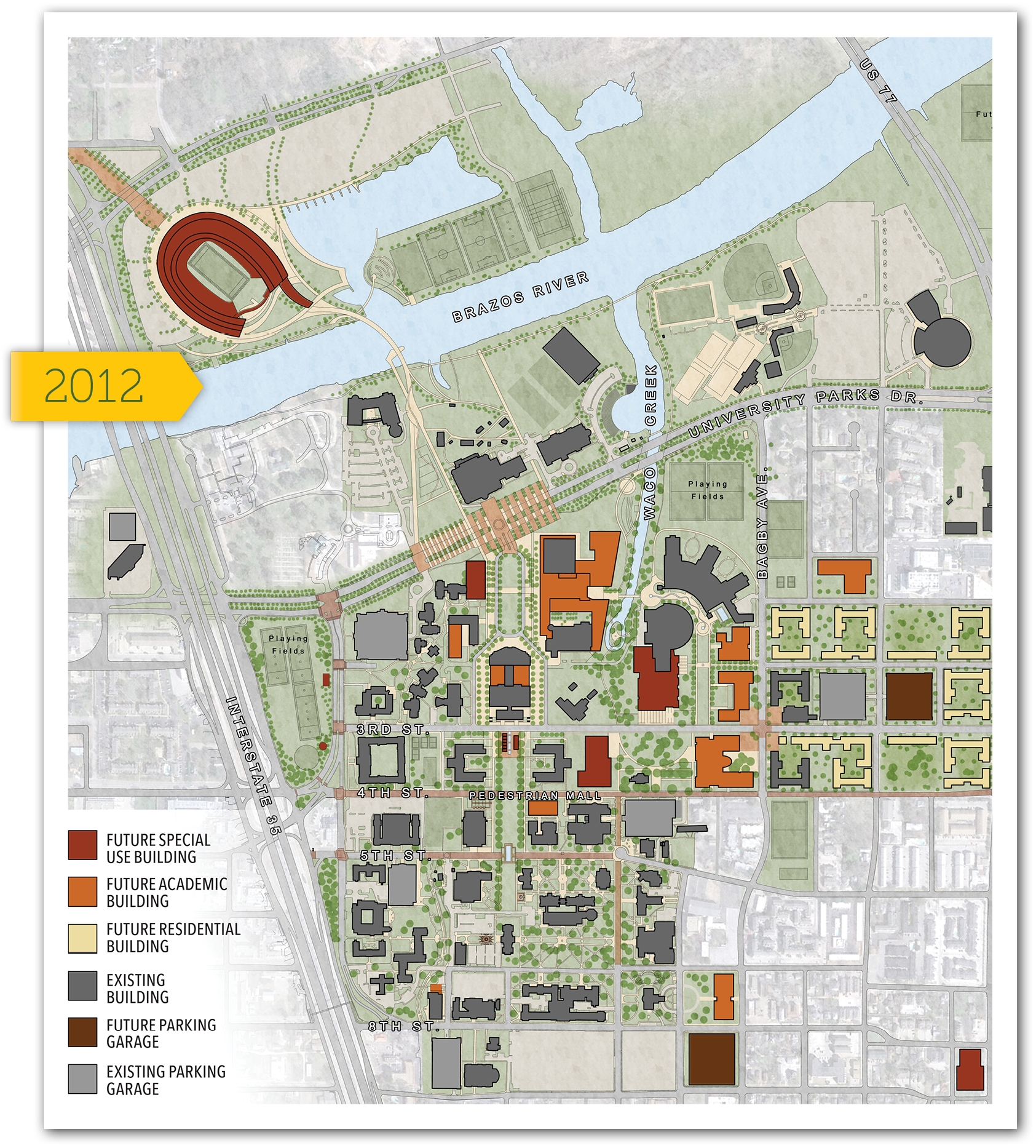 baylor map campus