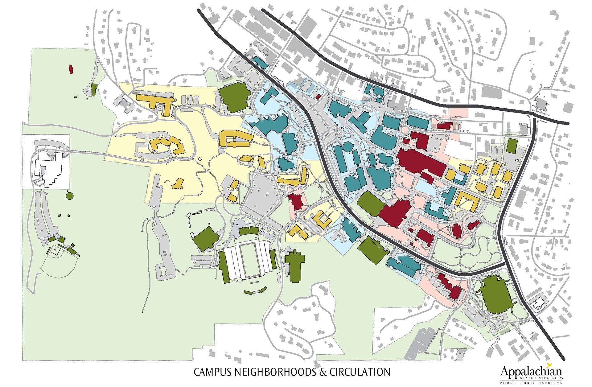 app state campus map app state campus map