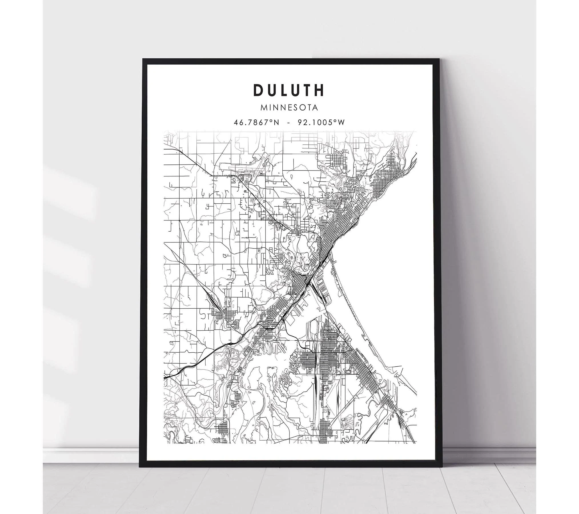 duluth city map