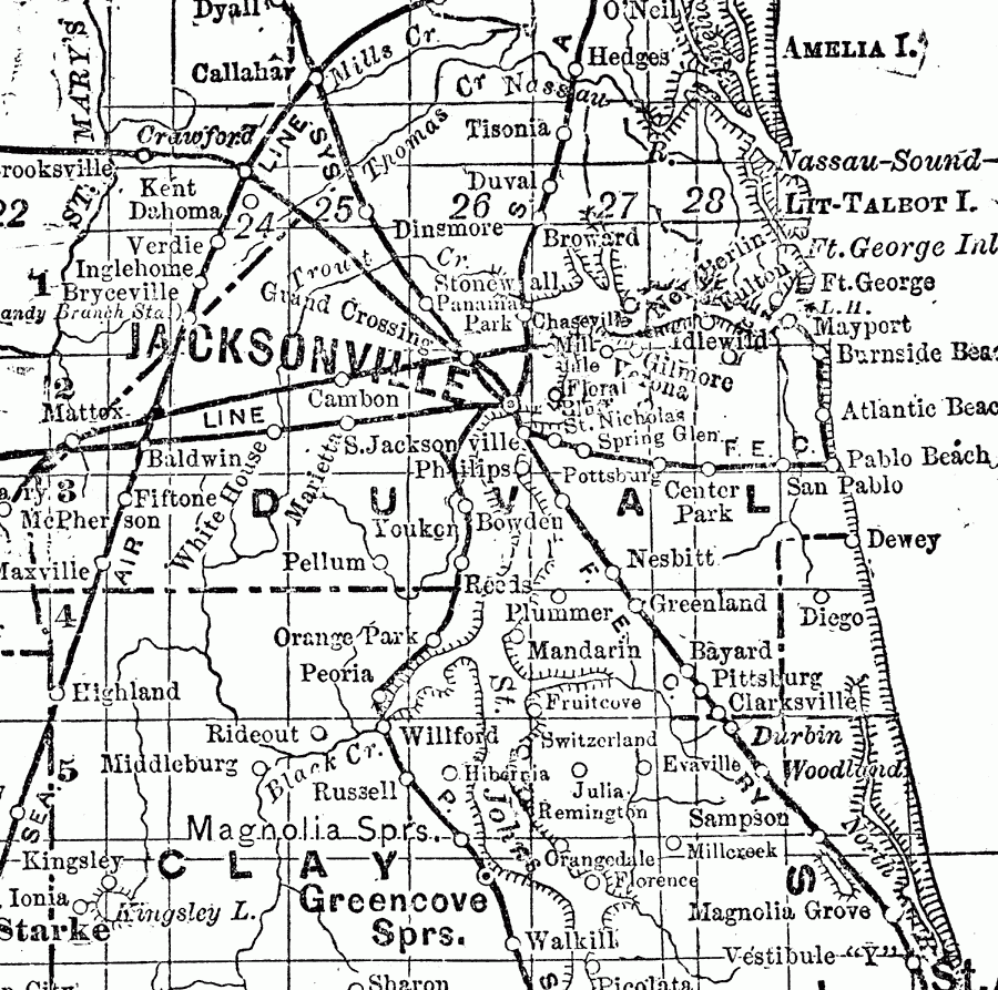 duval county fl map
