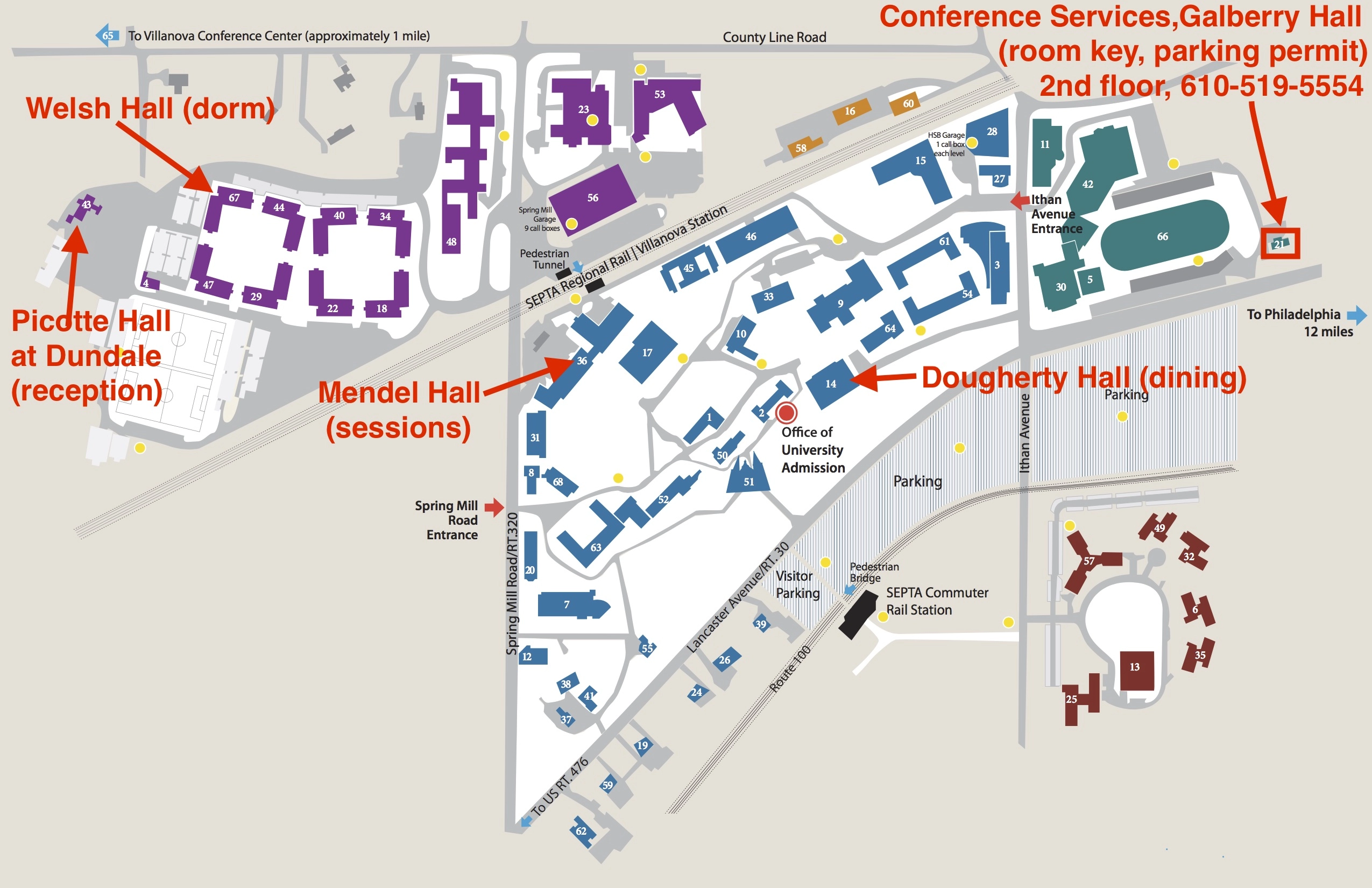 DV16 Campus Map