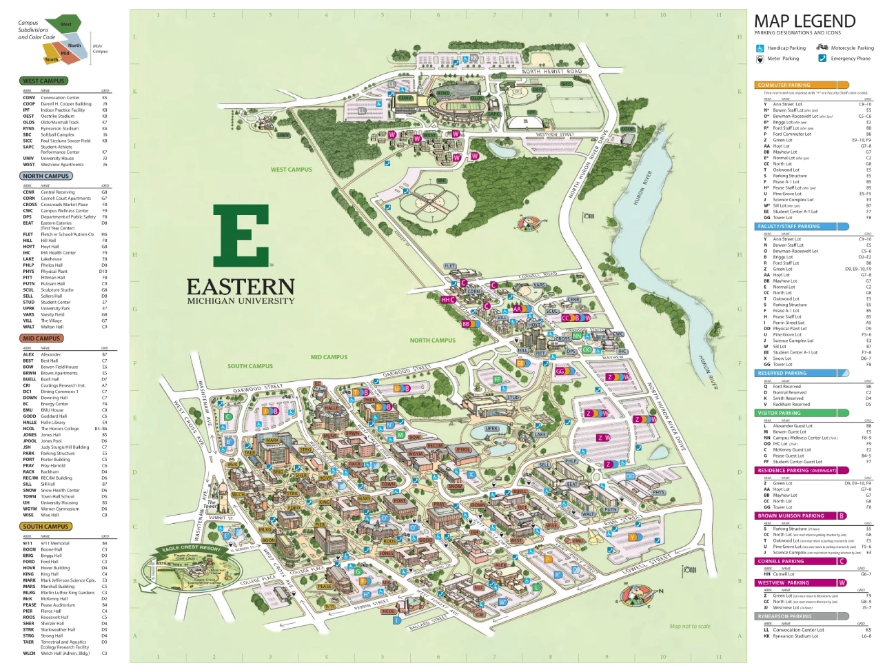 Eastern Michigan University Campus Map All Maps Eastern Michigan University Campus Map All Maps