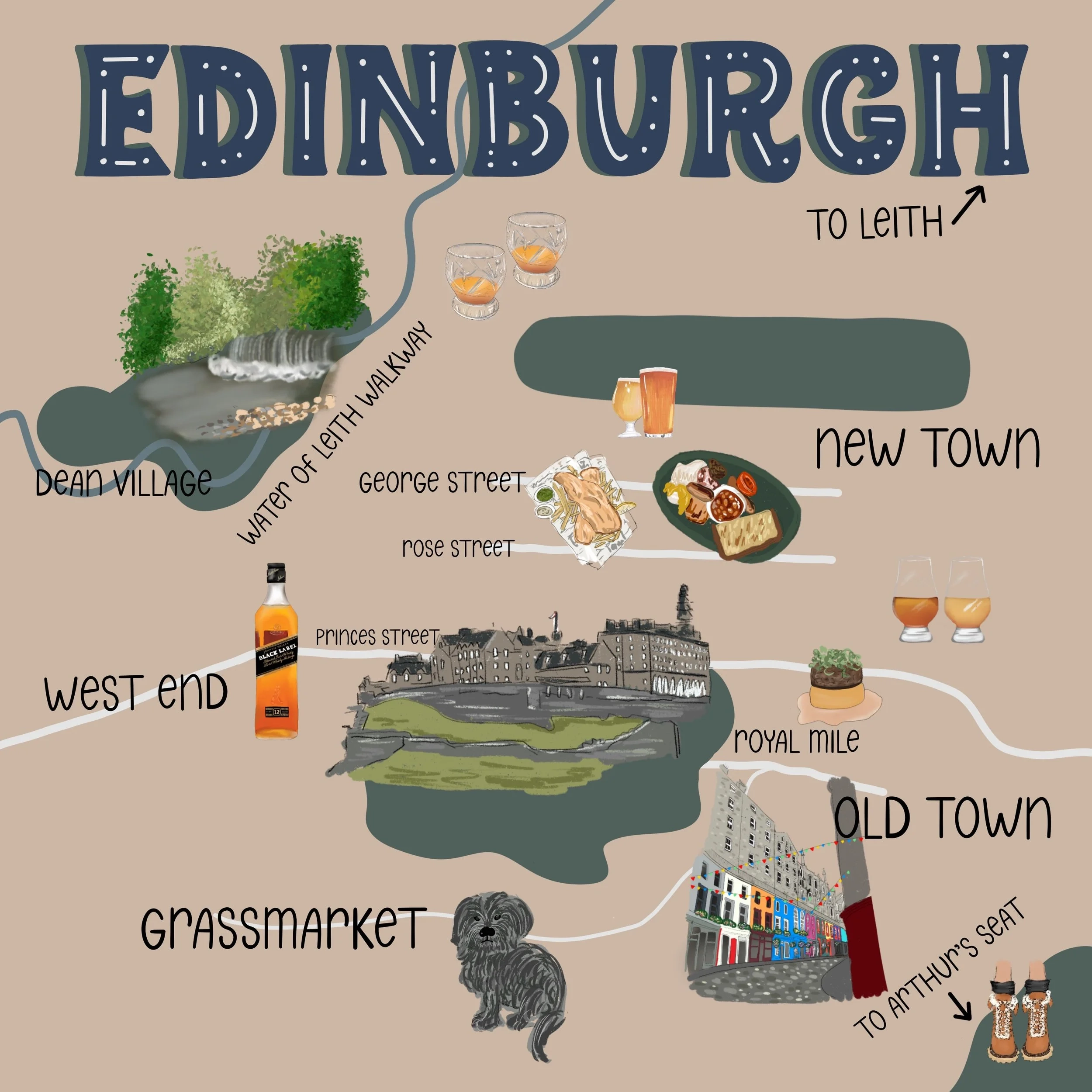 edinburgh city map edinburgh city map