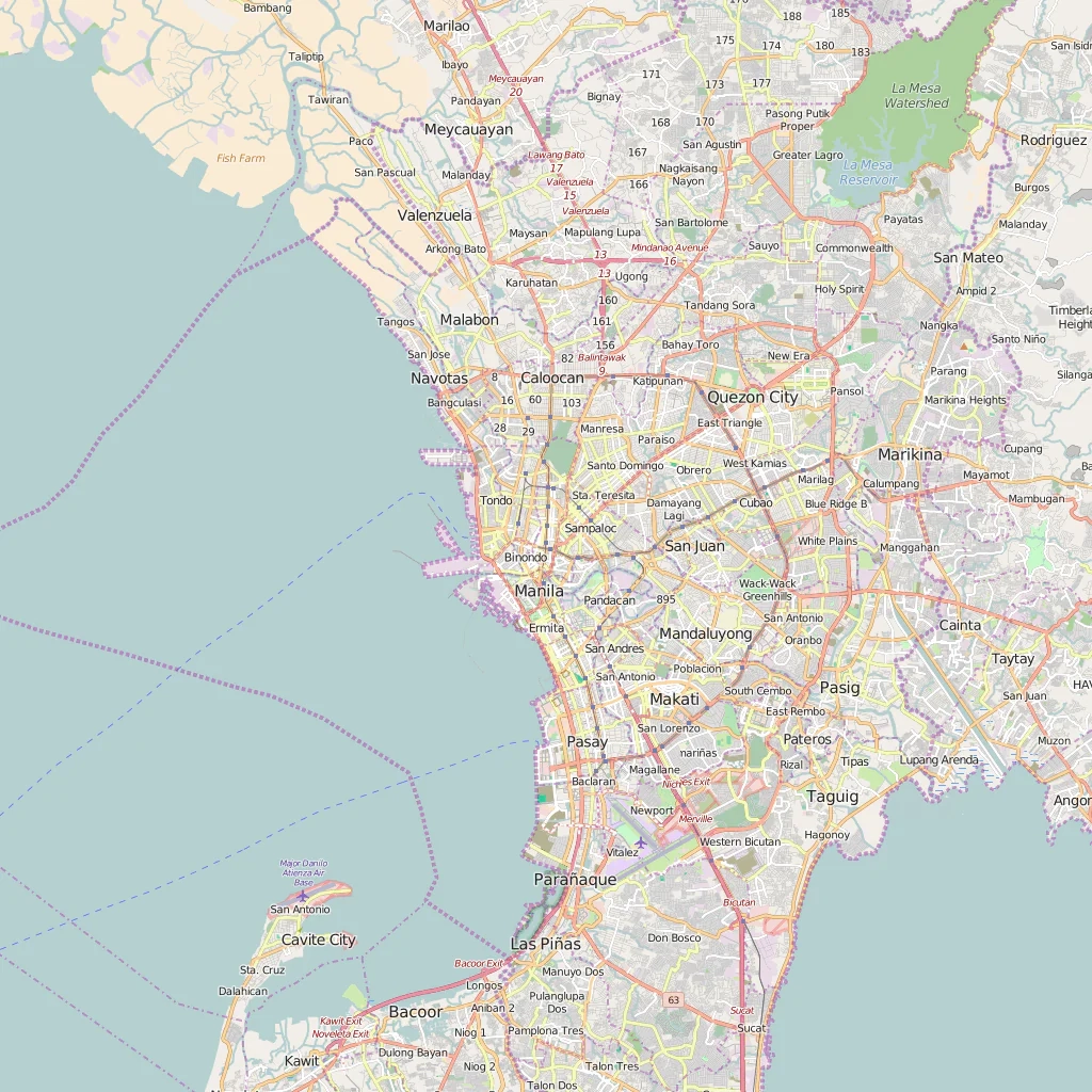 Editable City Map Of Manila Map Illustrators Editable City Map Of Manila Map Illustrators
