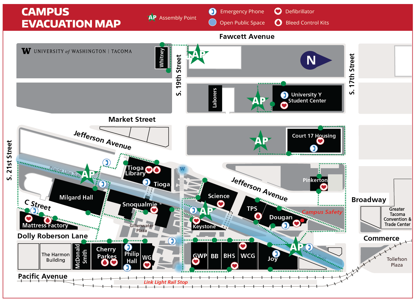 Emergency Evacuation Campus Safety Security University Of Washington Tacoma