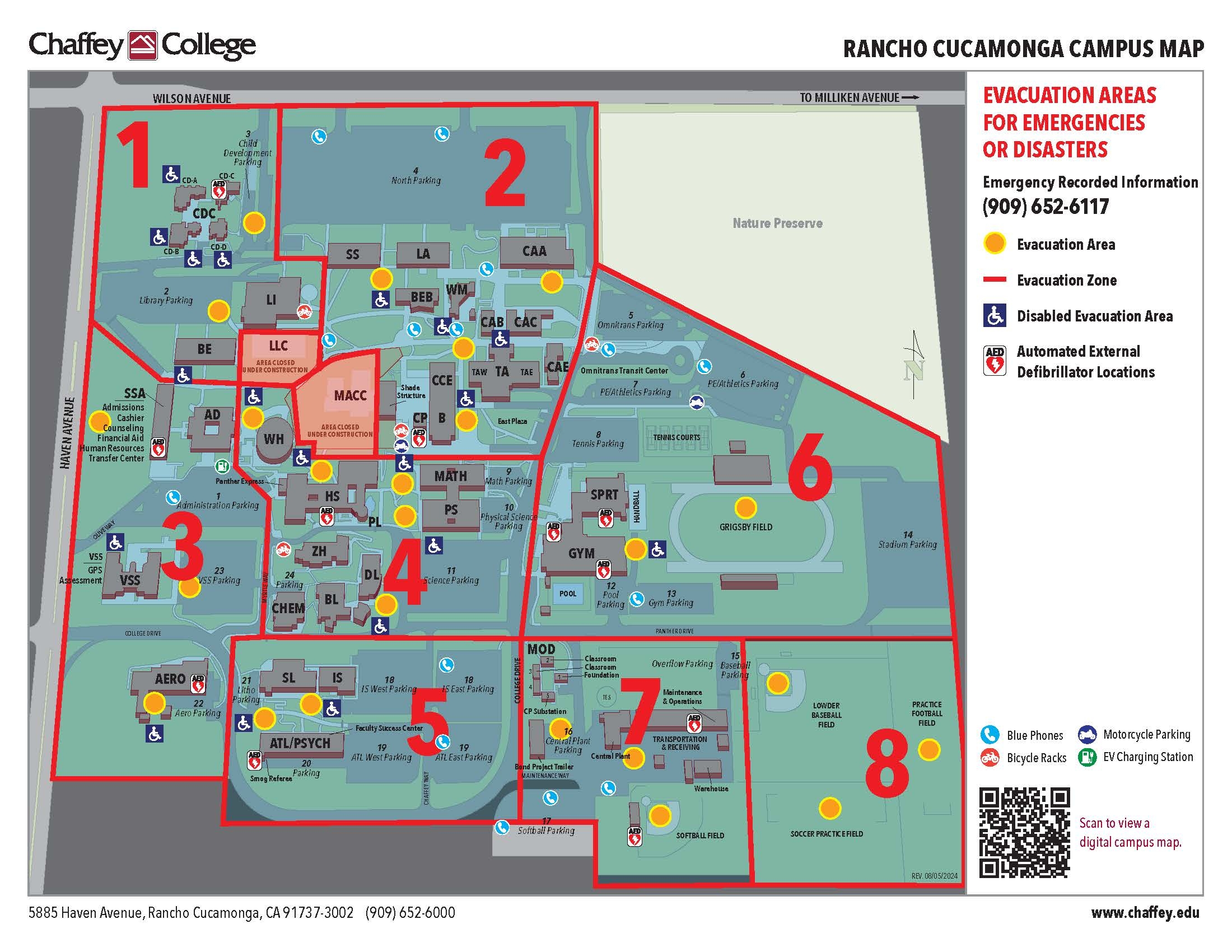 Emergency Evacuation Route Maps Chaffey College Emergency Evacuation Route Maps Chaffey College
