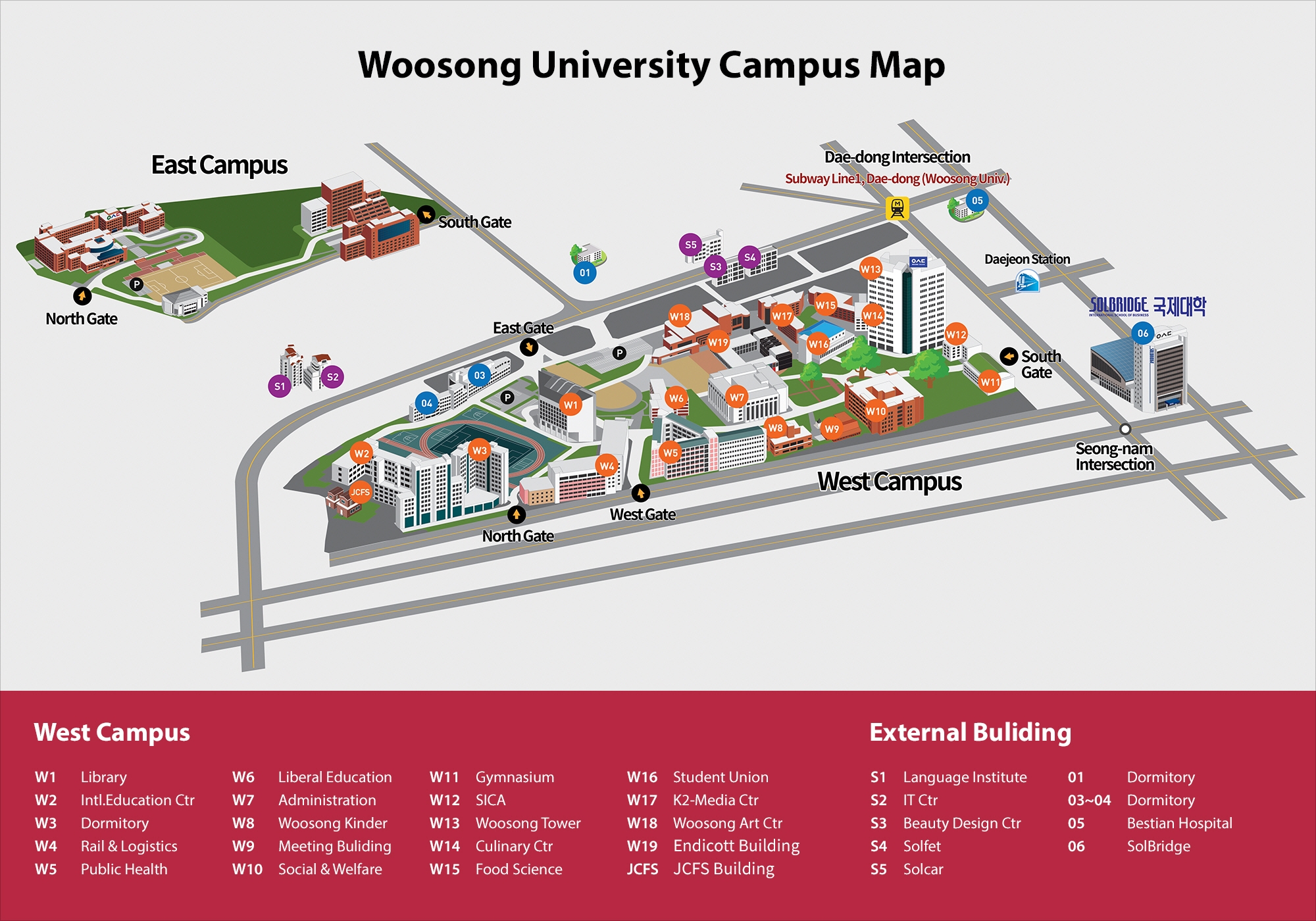 Endicott College Campus Map