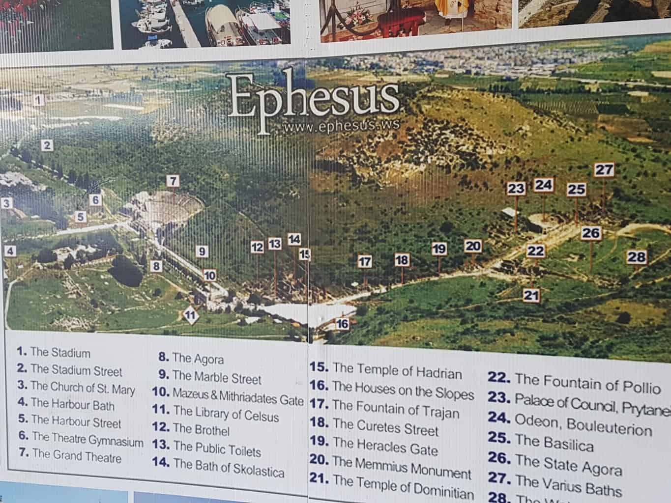 Ephesus In Turkey Map Your Travel Guide