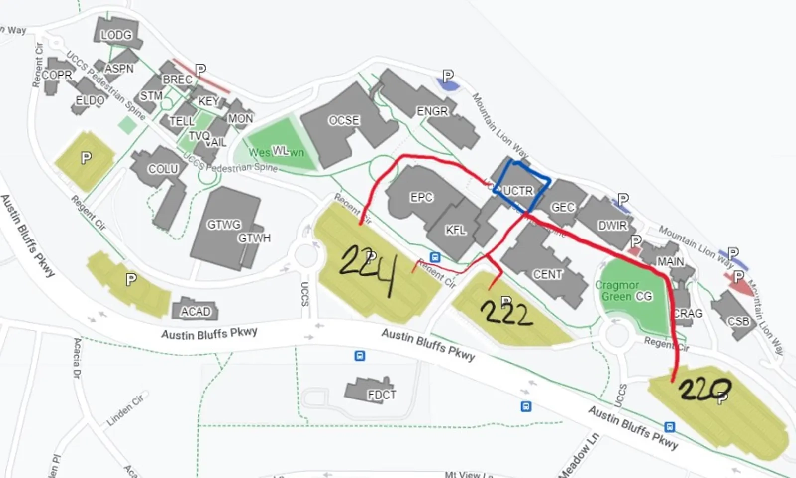 uccs campus map