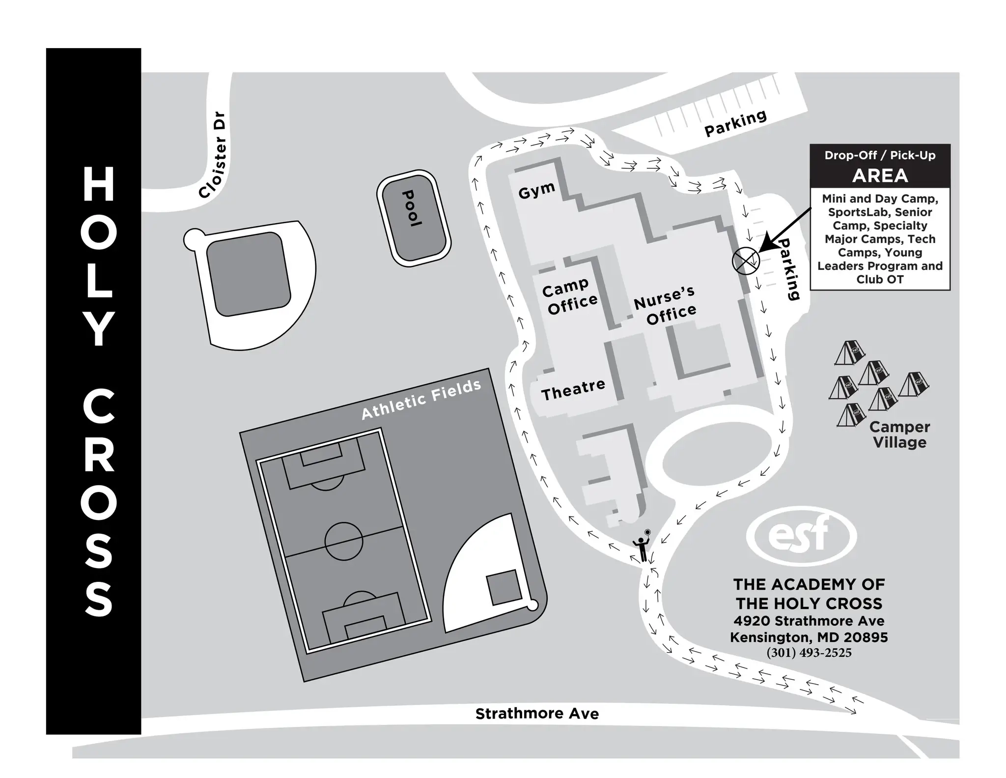 ESF Camps The Academy Of The Holy Cross Campus Map By ESF Issuu