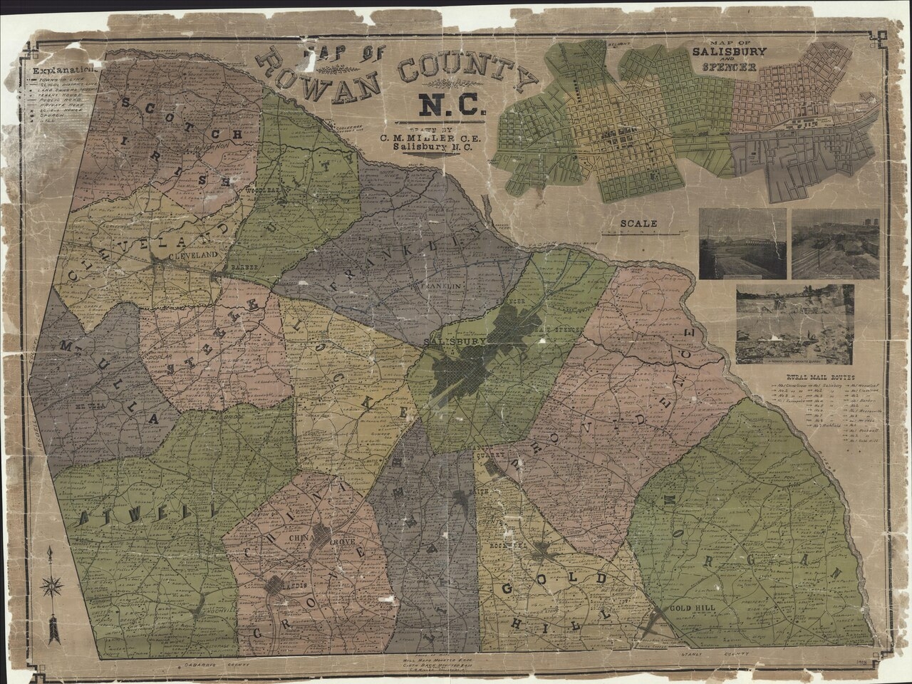 rowan county gis map