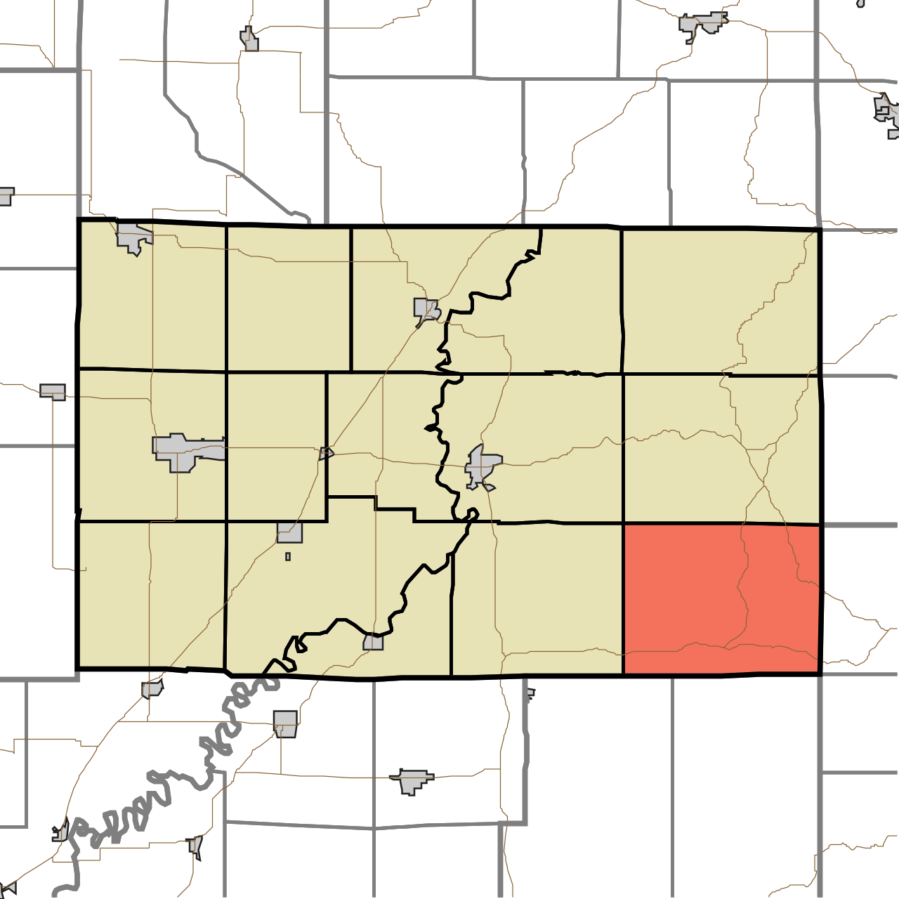 greene county indiana map greene county indiana map