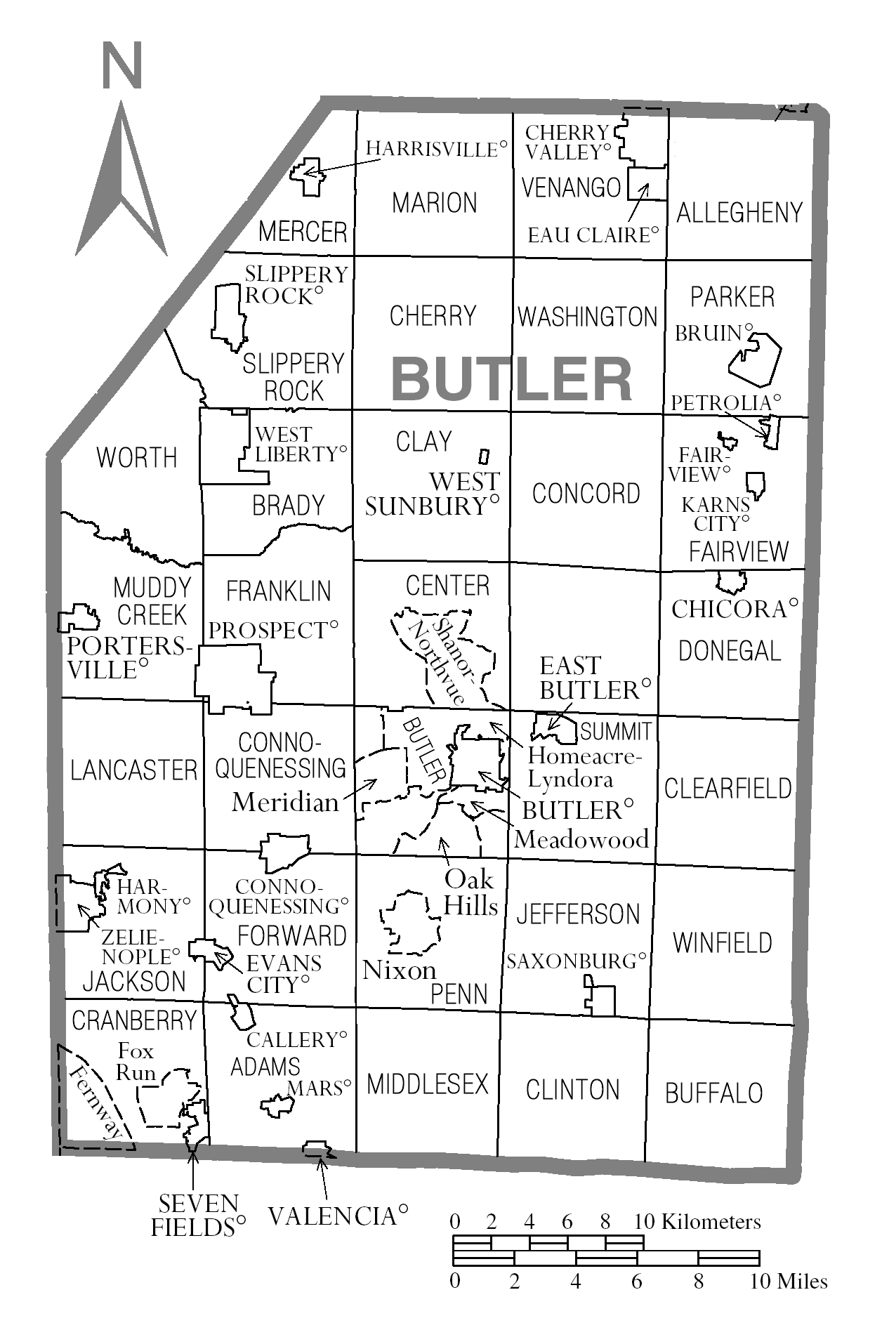 File Map Of Butler County Pennsylvania png Wikimedia Commons