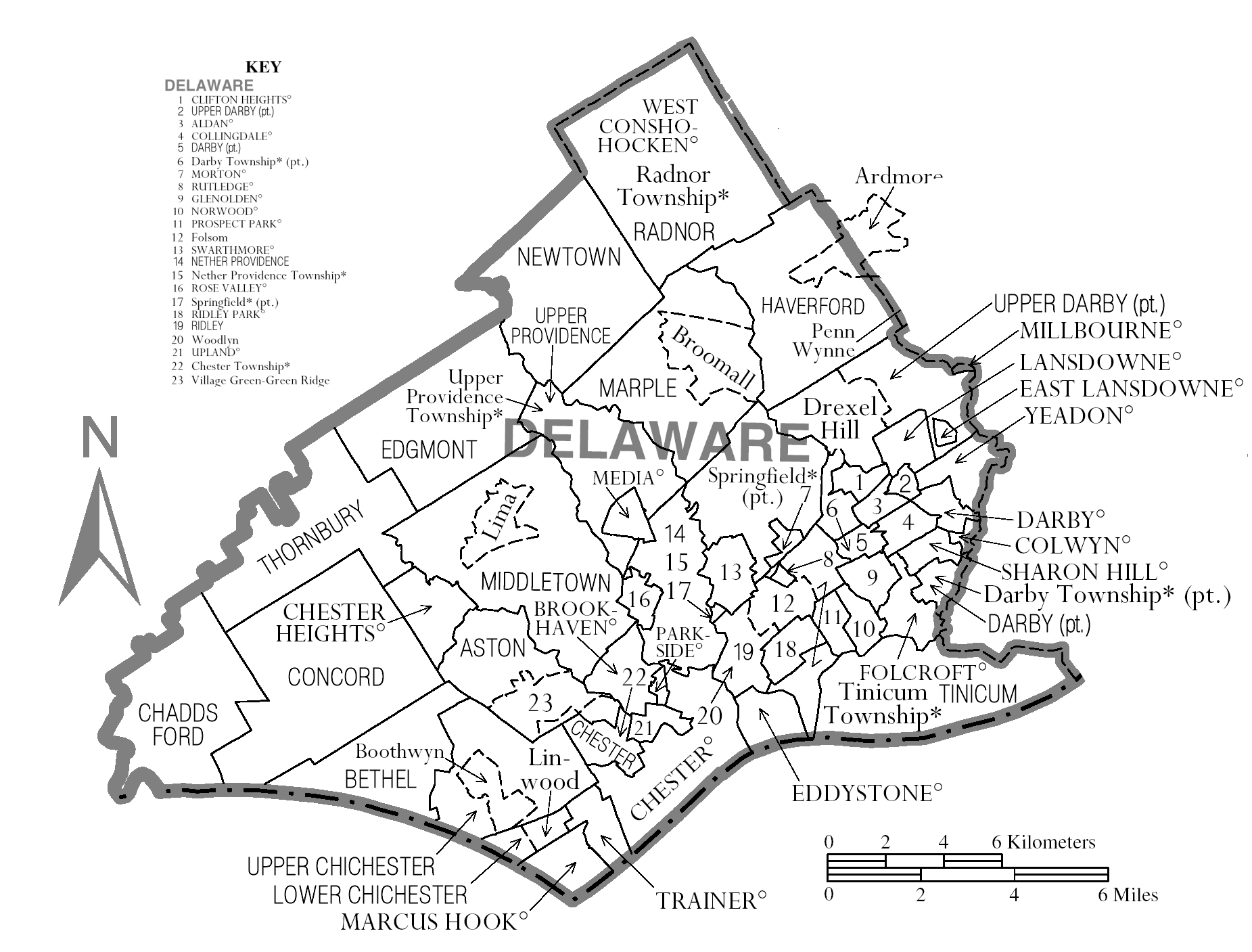 File Map Of Delaware County Pennsylvania png Wikimedia Commons