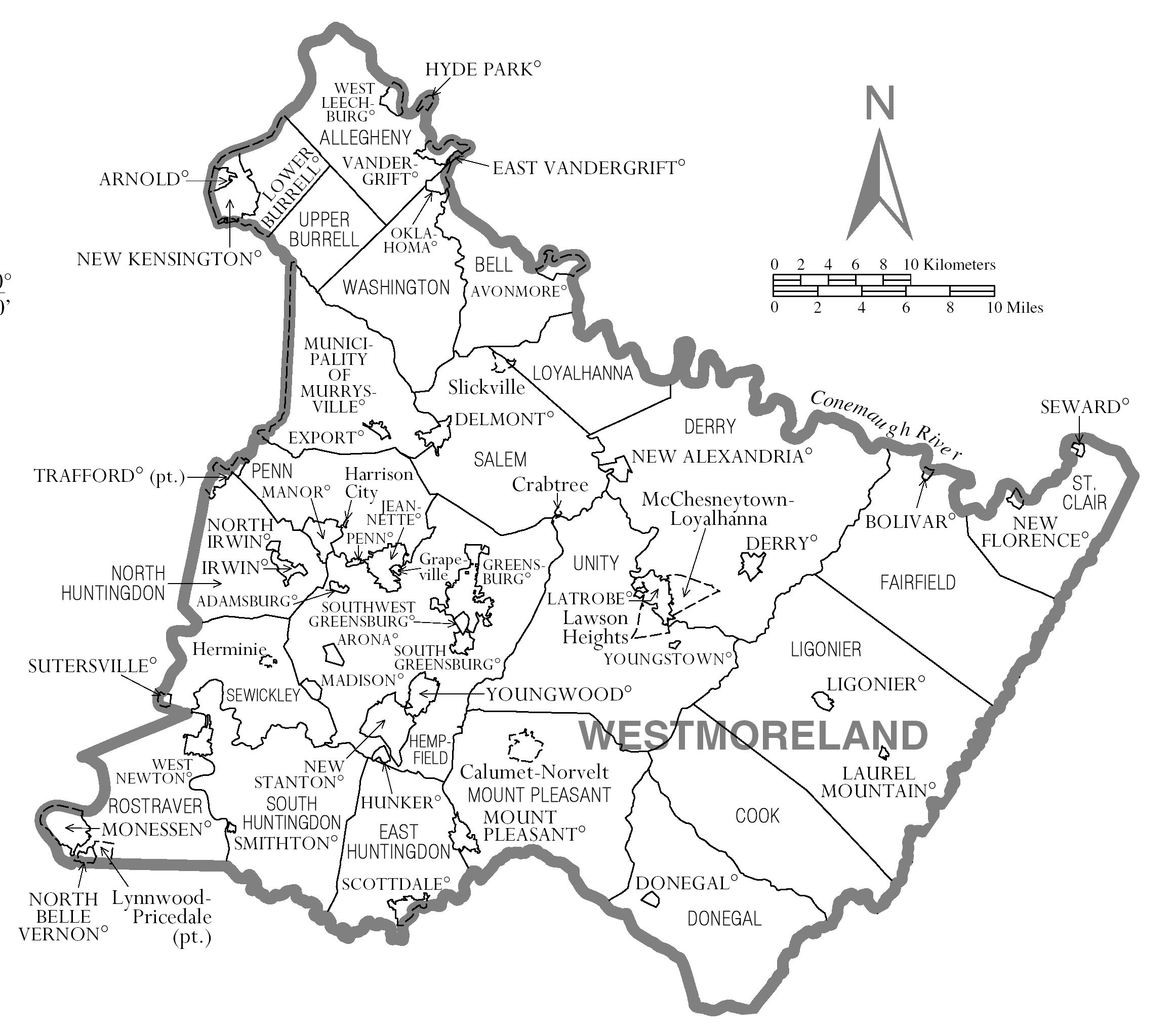 File Map Of Westmoreland County Pennsylvania png Wikimedia Commons