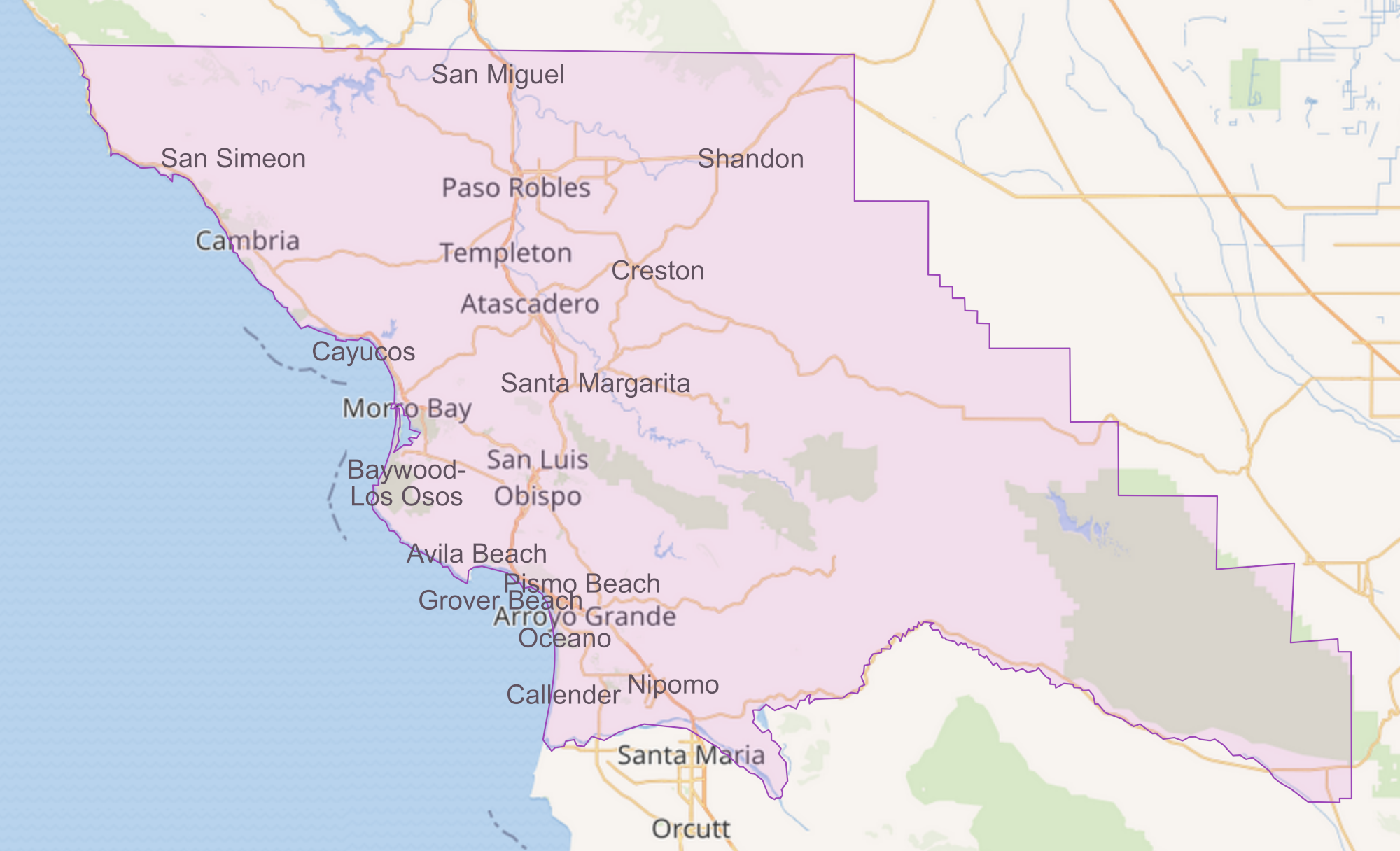 File San Luis Obispo County Travel Map png Wikimedia Commons